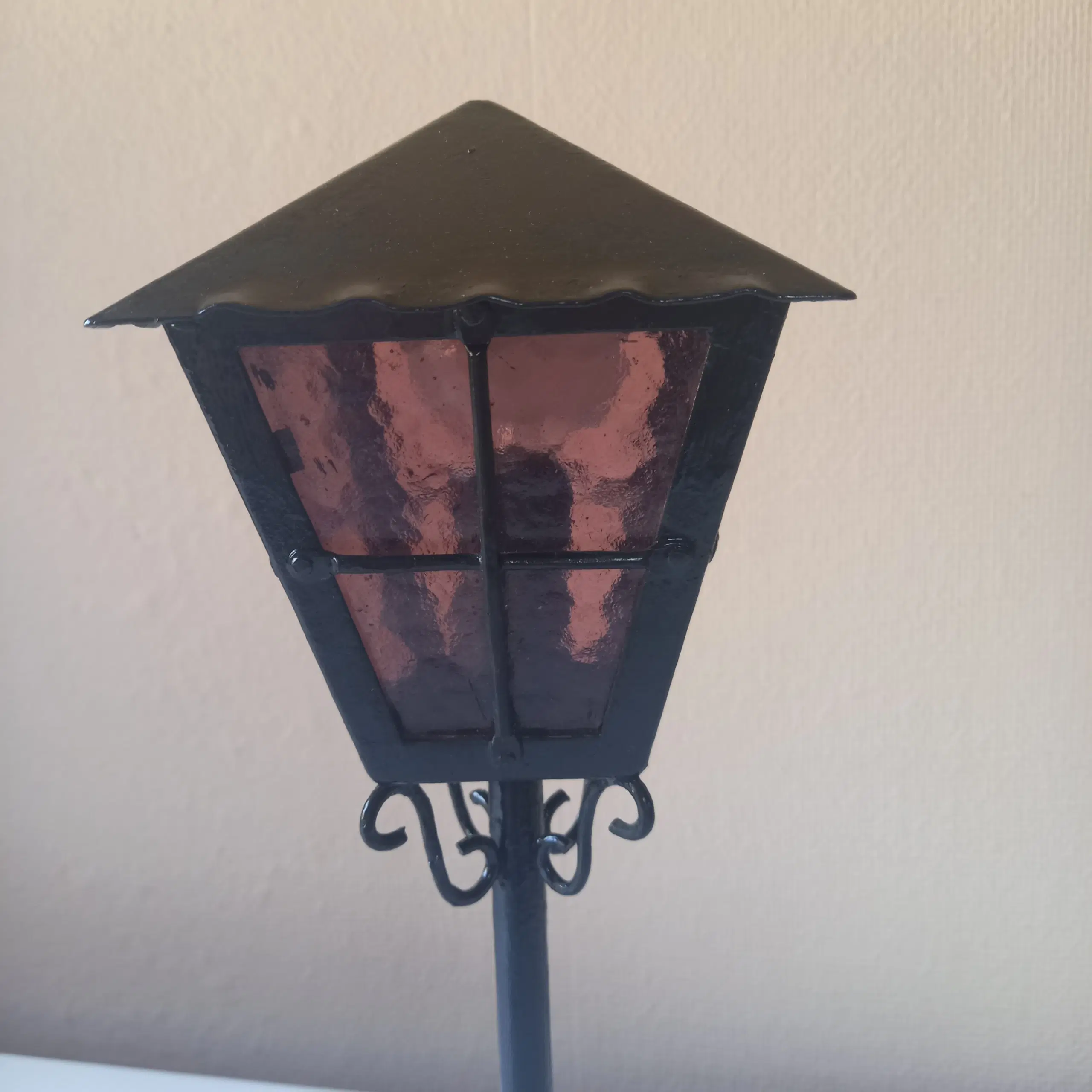 Bordlampe vintage a la gadelygte