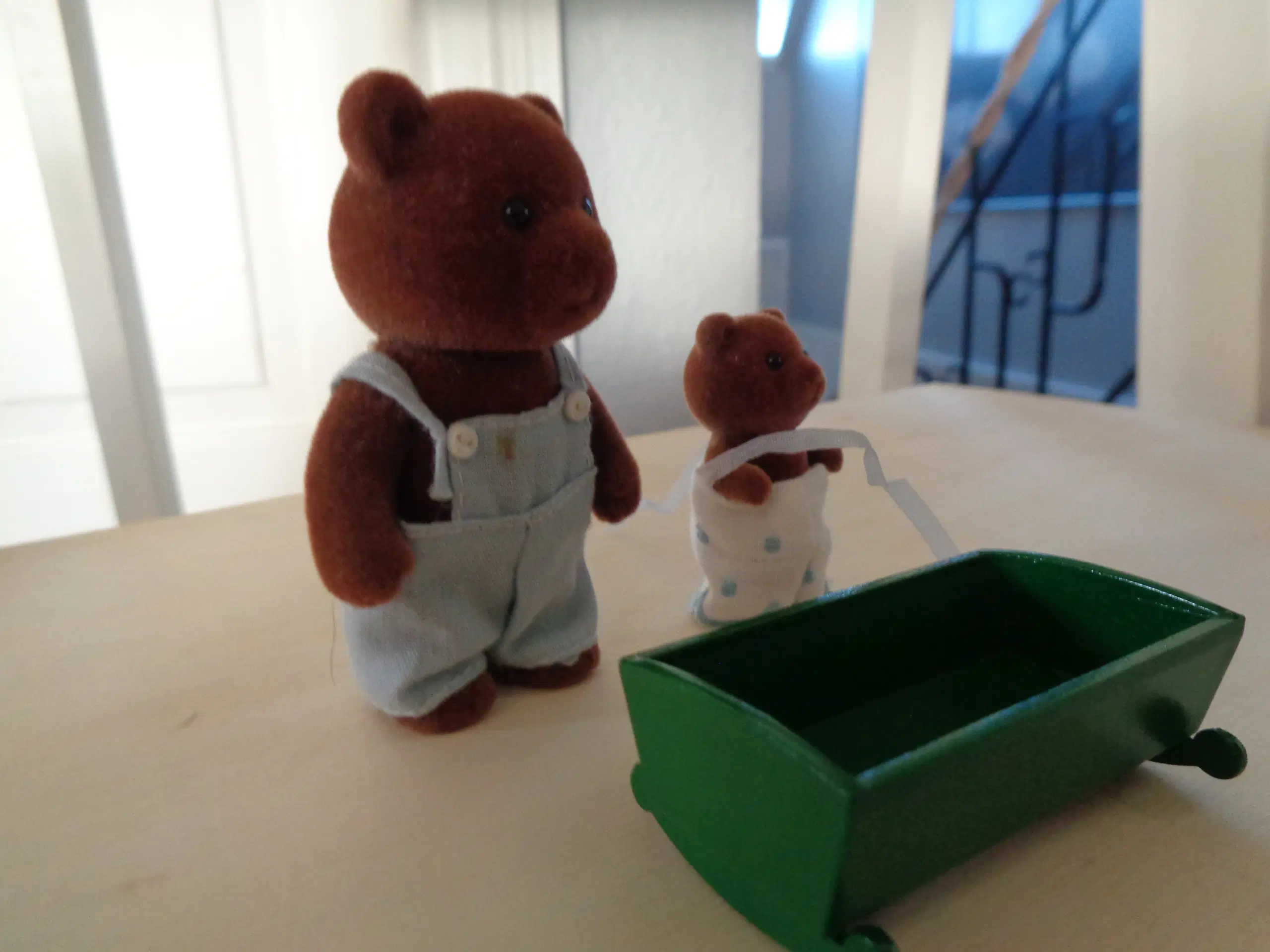 Sylvanian bamsefar med unge