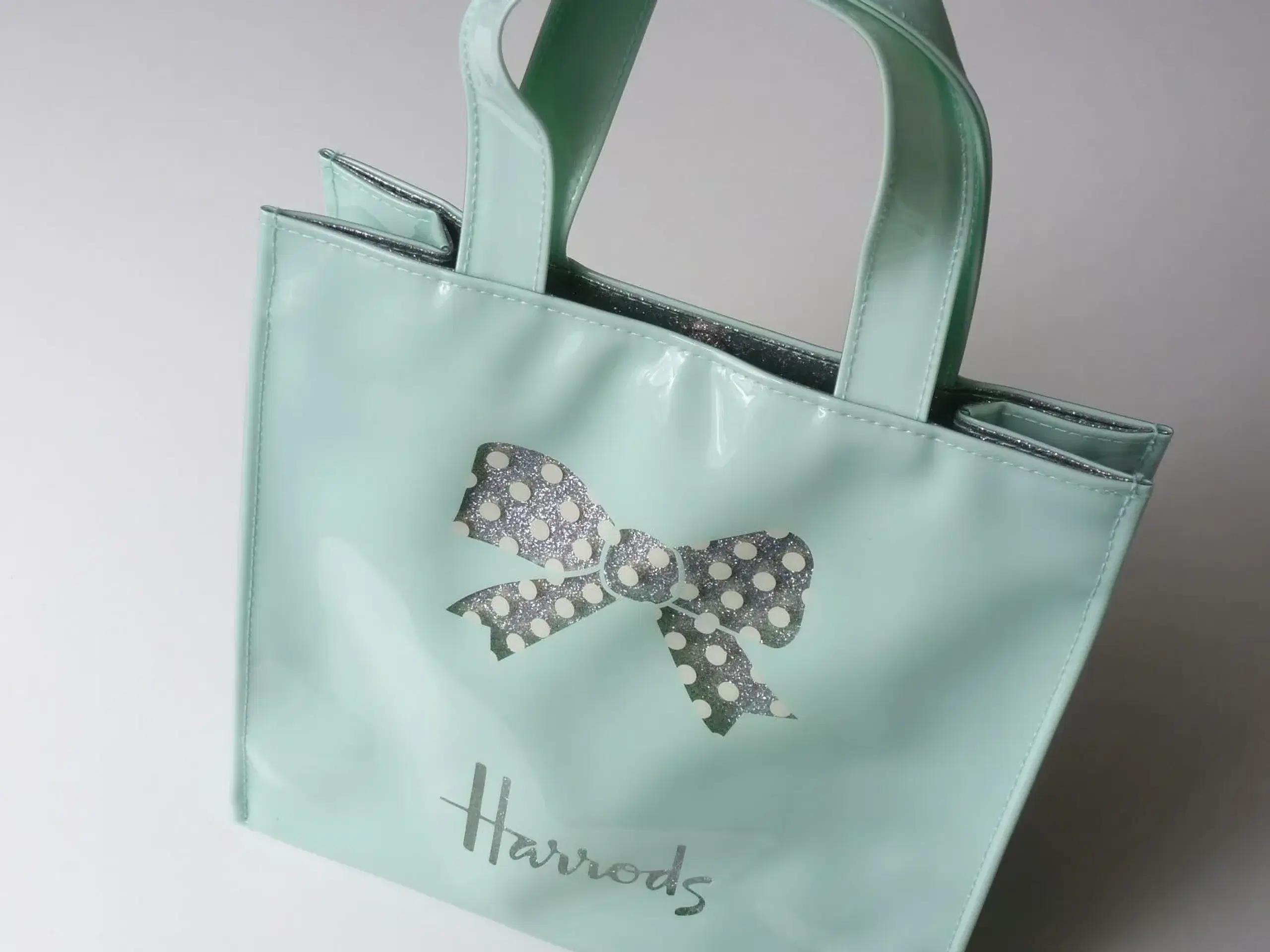 Harrods Small Beths Bow Shopper Bag