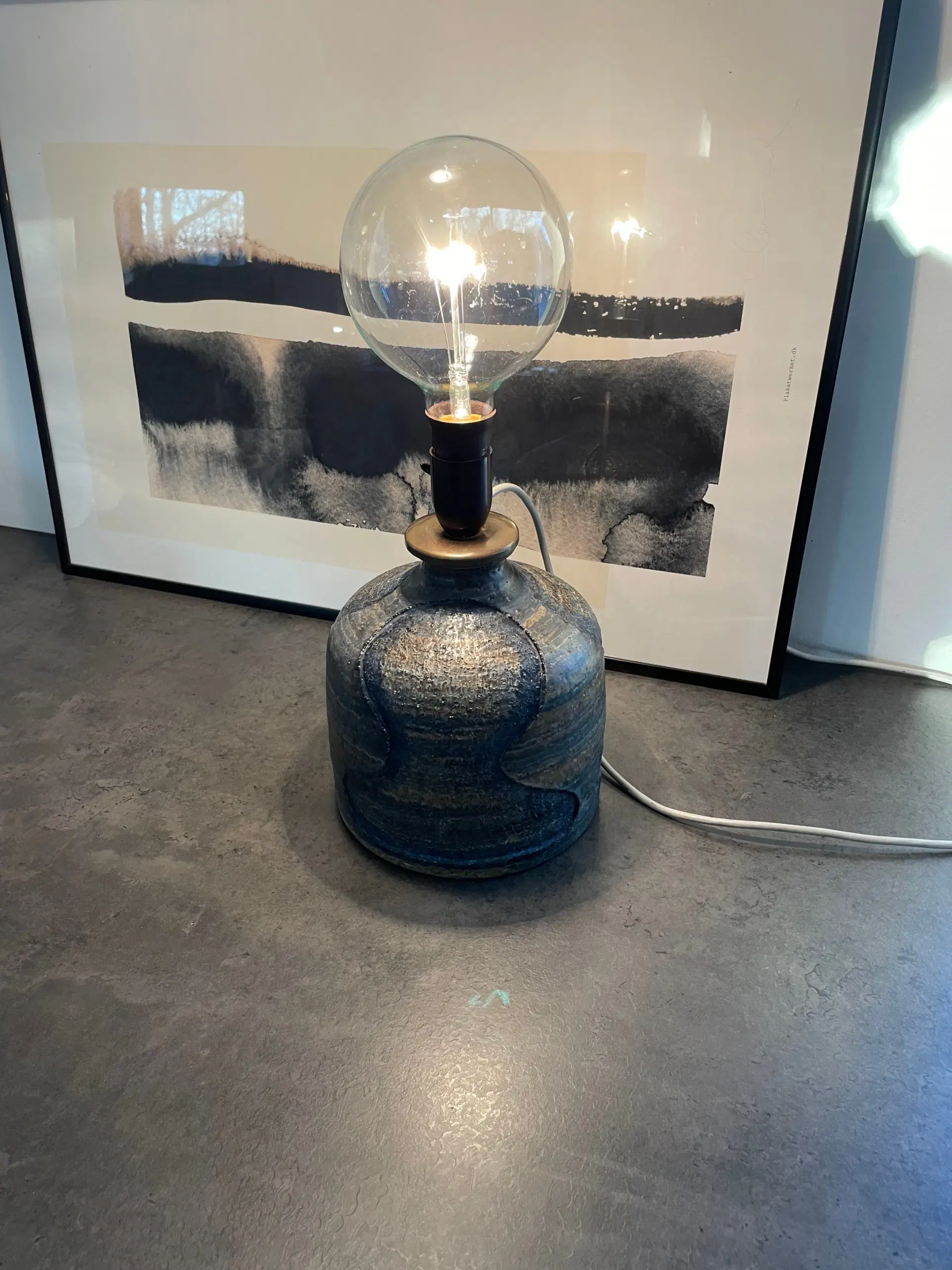 Bordlampe fra Sahl Keramik