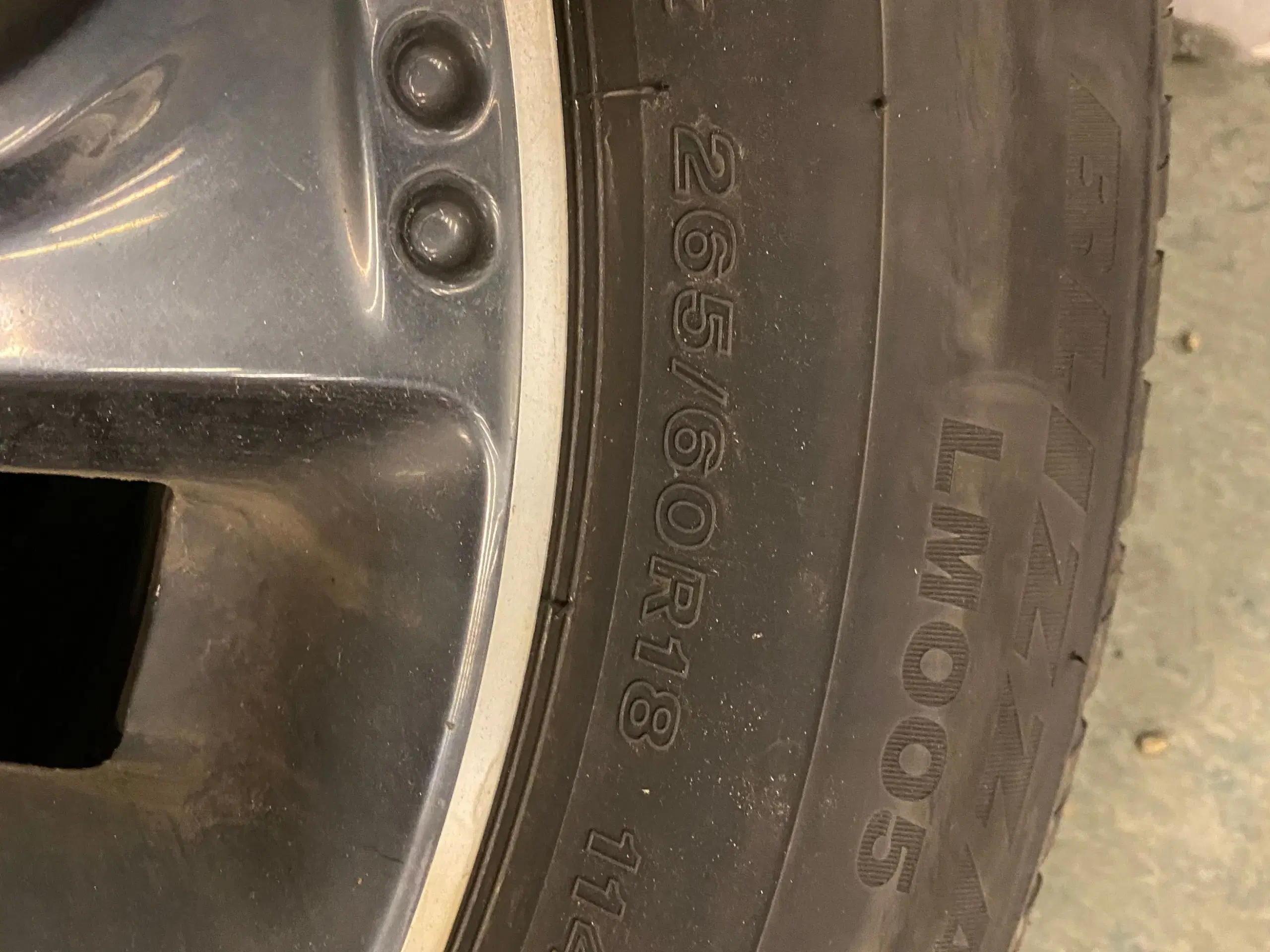 Vinterhjul 18 tommer 265/50 R18