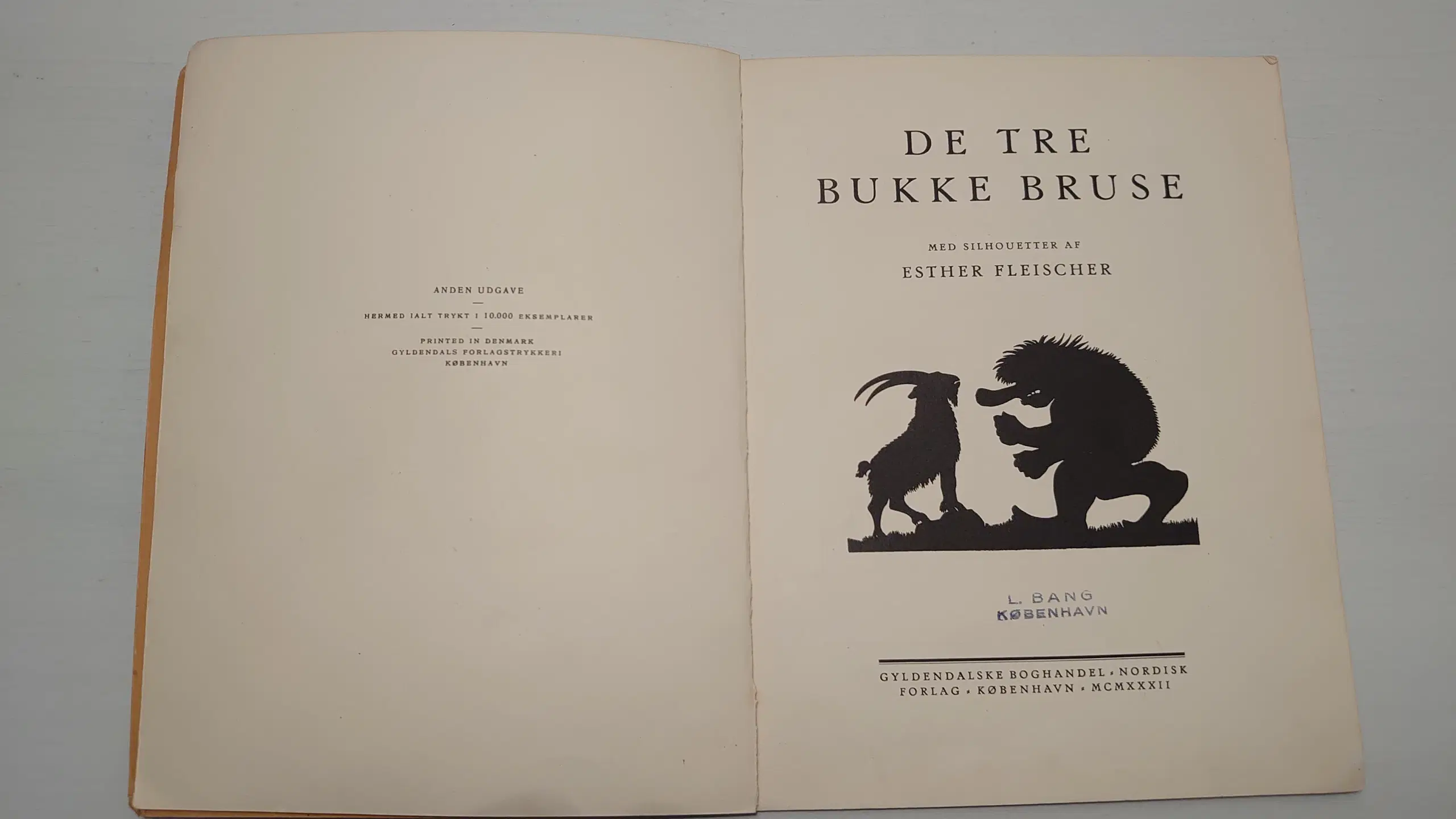 Esther Fleischer:De tre Bukke BruseGyldendal 1932