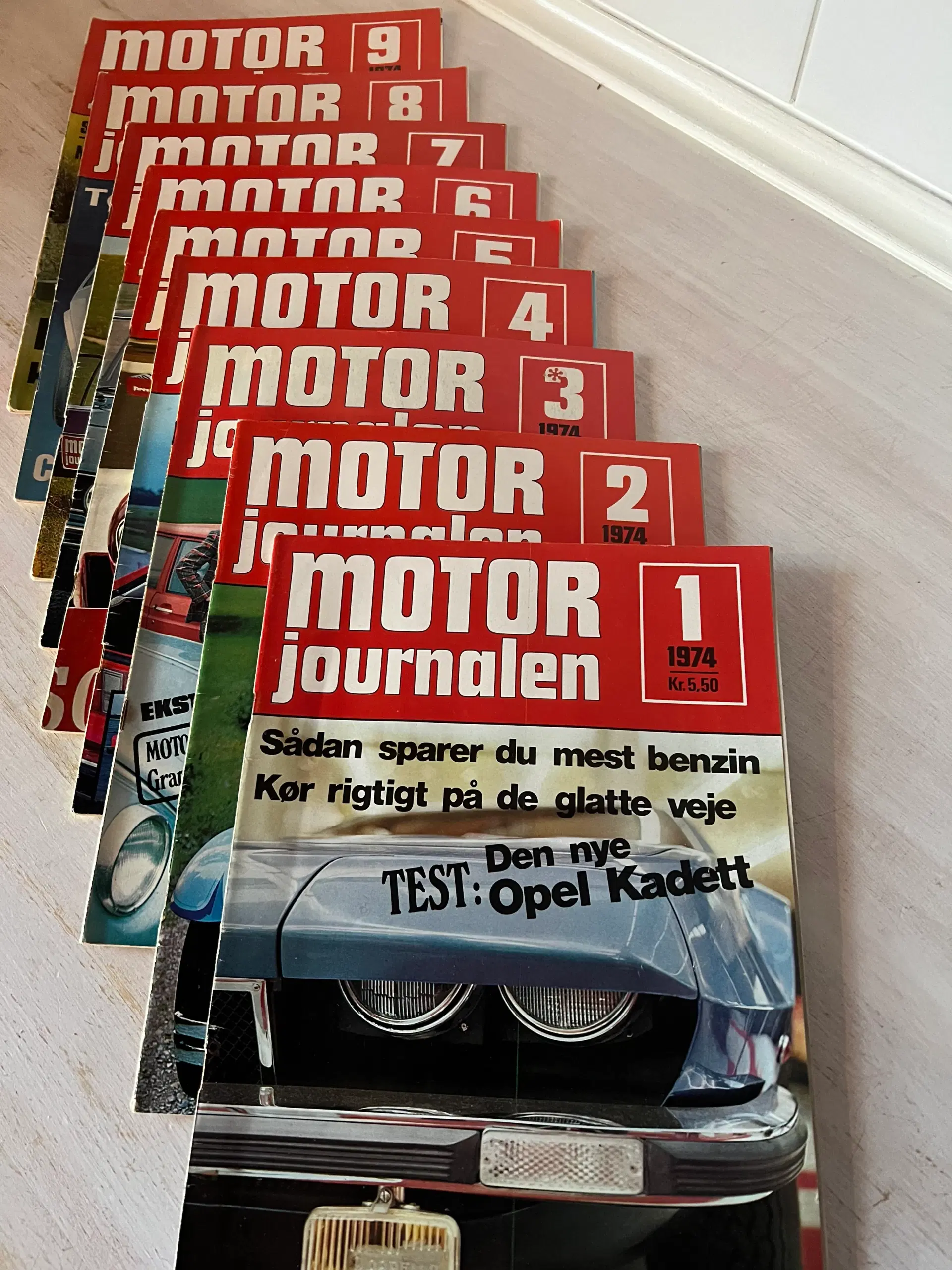 Motor Journalen  årgang 1974 1-9