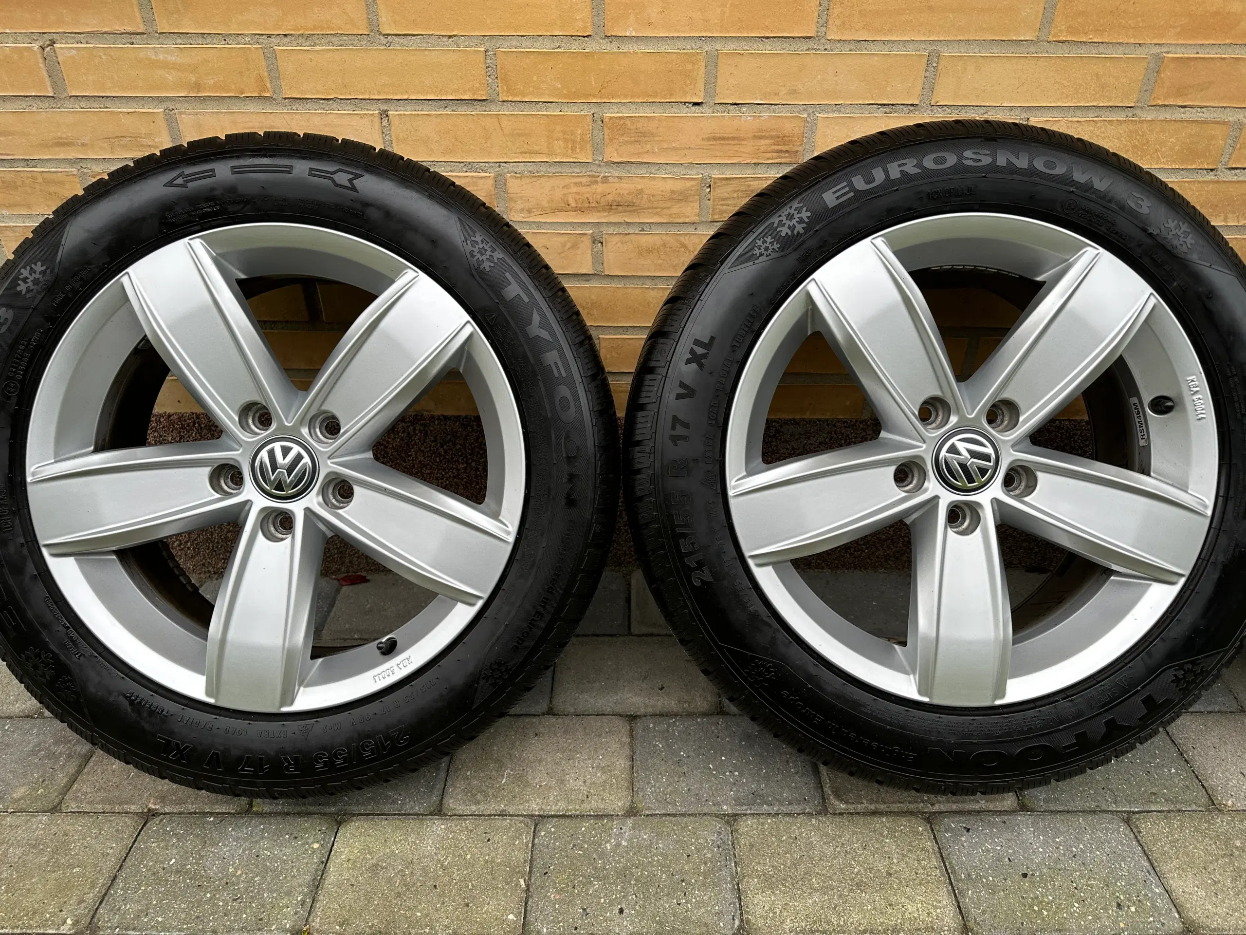 17" Originale VW/Skoda vinterfælge 5x112