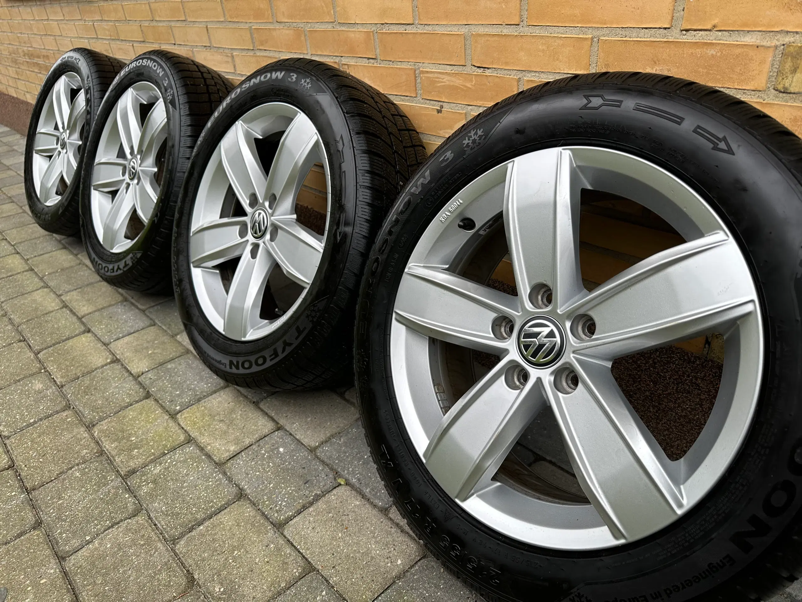 17" Originale VW/Skoda vinterfælge 5x112