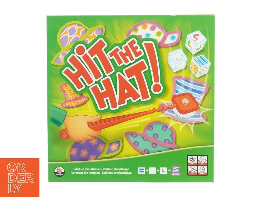 Hit the Hat brætspil fra Danspil (str 265 x 265 x 5 cm)