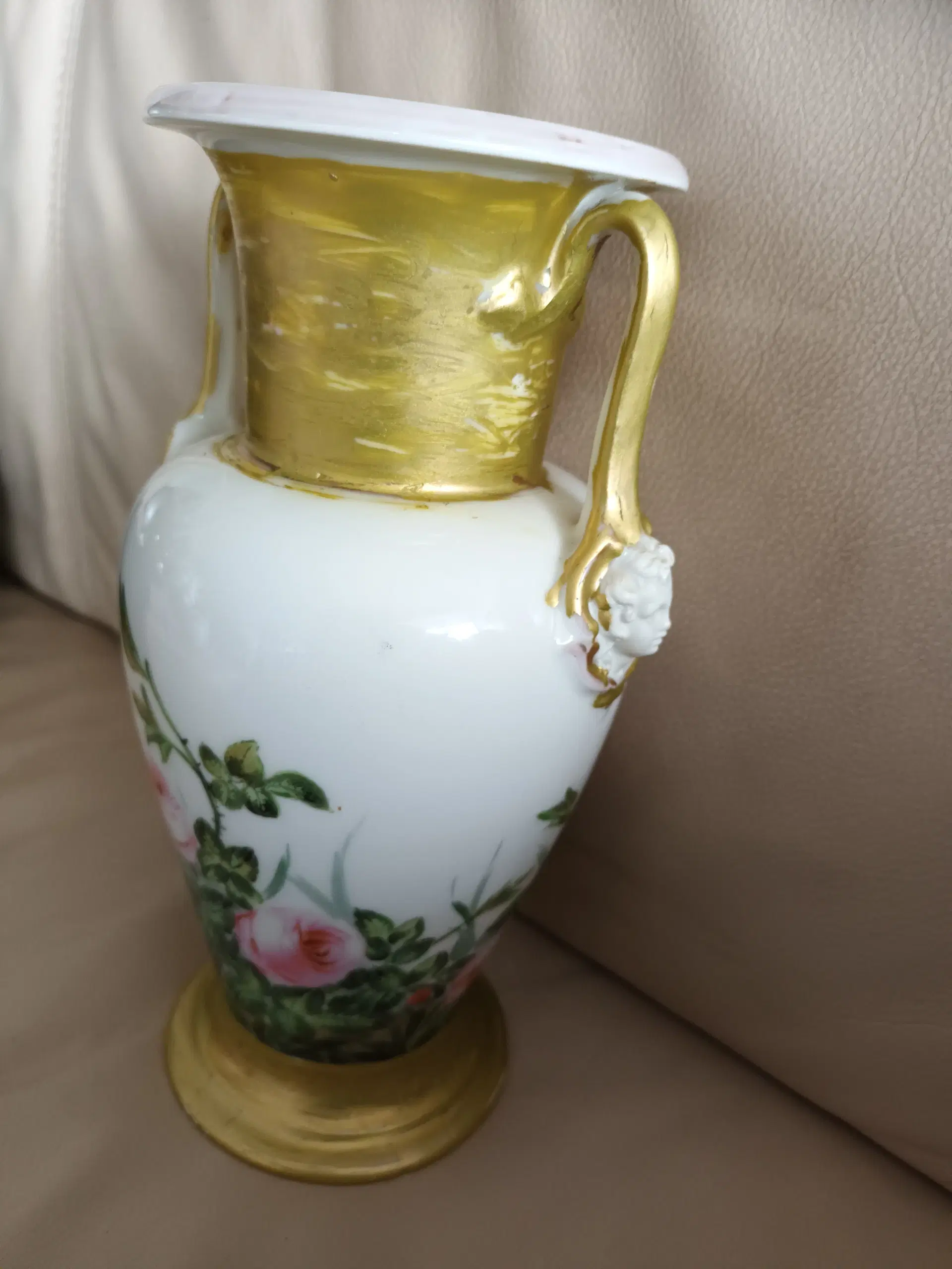 SMUK ANTIK ROMANTISK VASE 22 CM