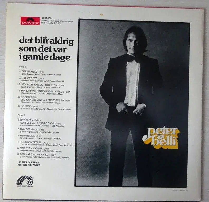 Peter Belli og Rocking Ghost  Vinyl LP