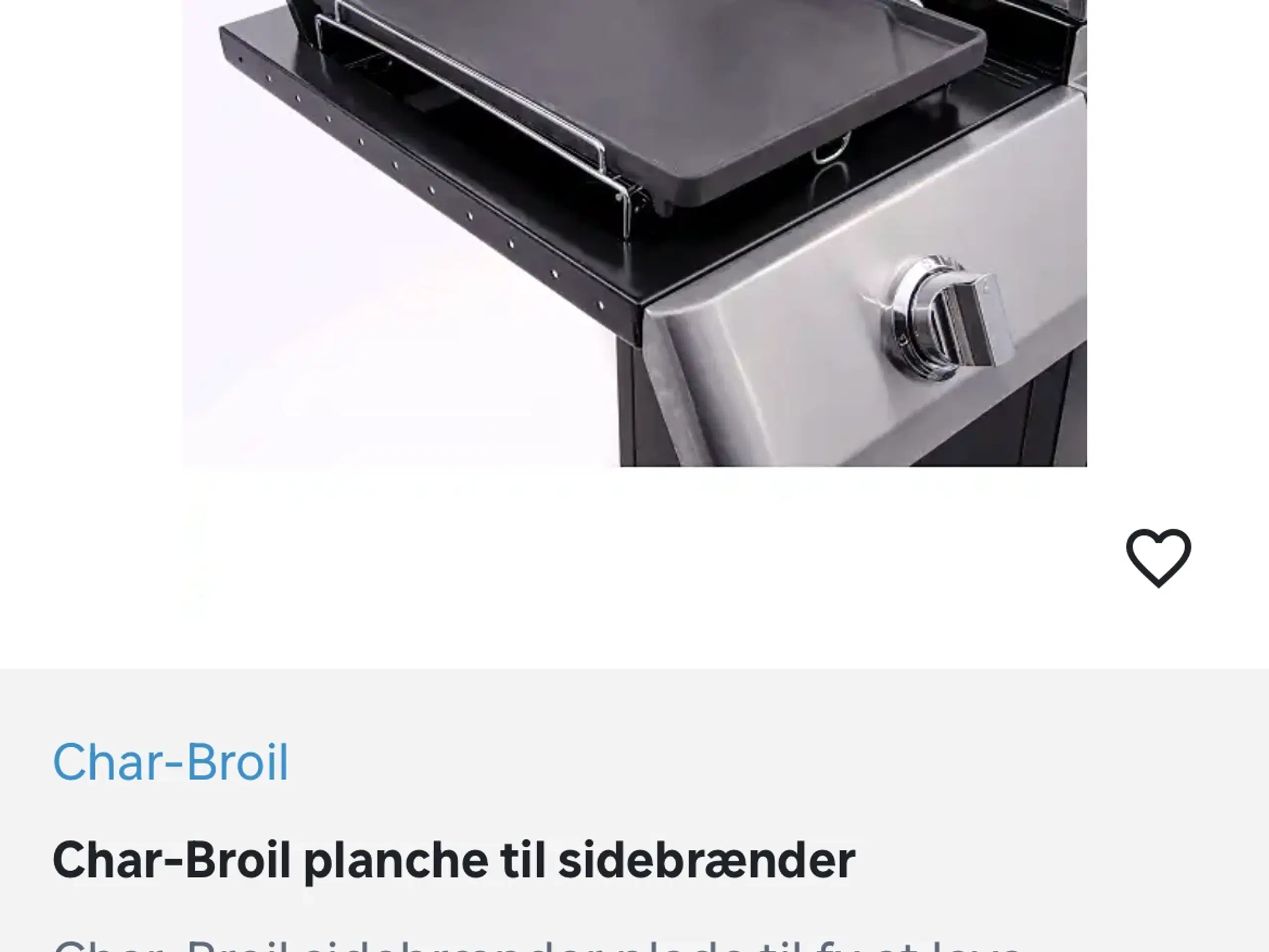 Char-Broil planche til sidebrænder