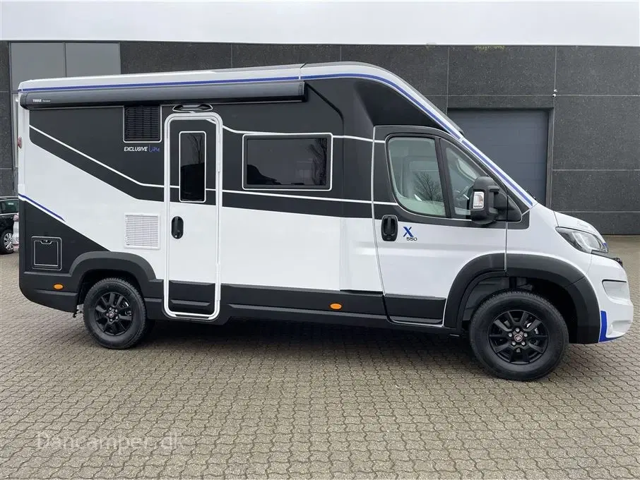 2024 - Chausson X550   Top moderne og nytænkt autocamper Med stor Lounge og siddegruppe sænkeseng