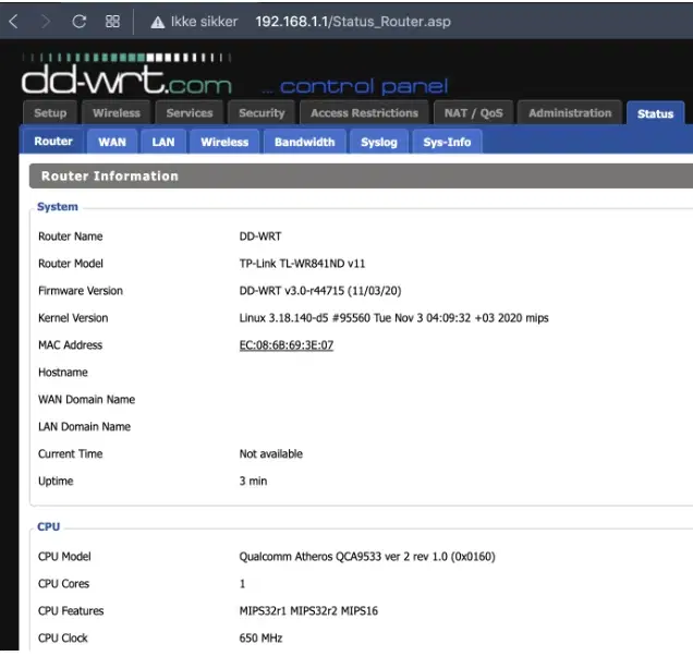 TP-link router