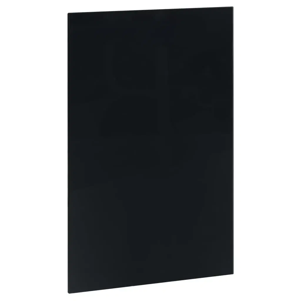 Nøgleskab med magnetisk tavle 30x20x55 cm sort