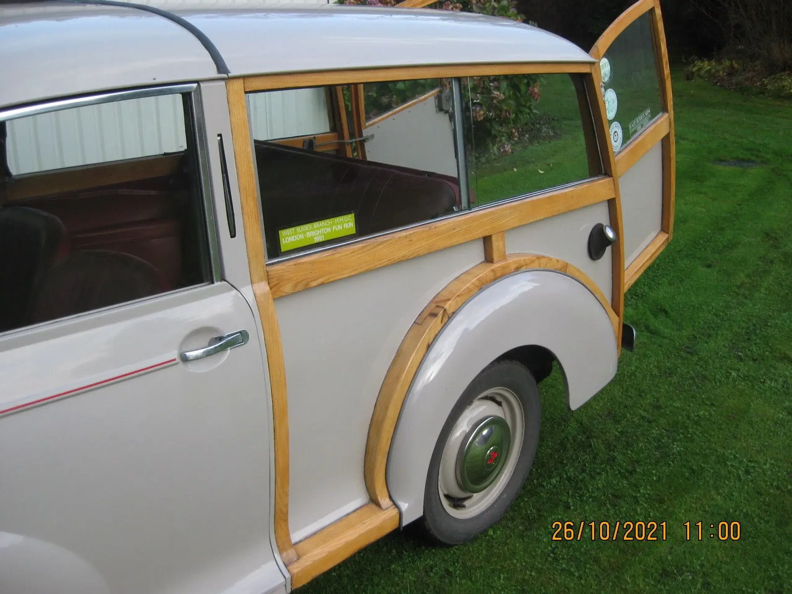 Morris Minor m/bindingsværk  Nysynet