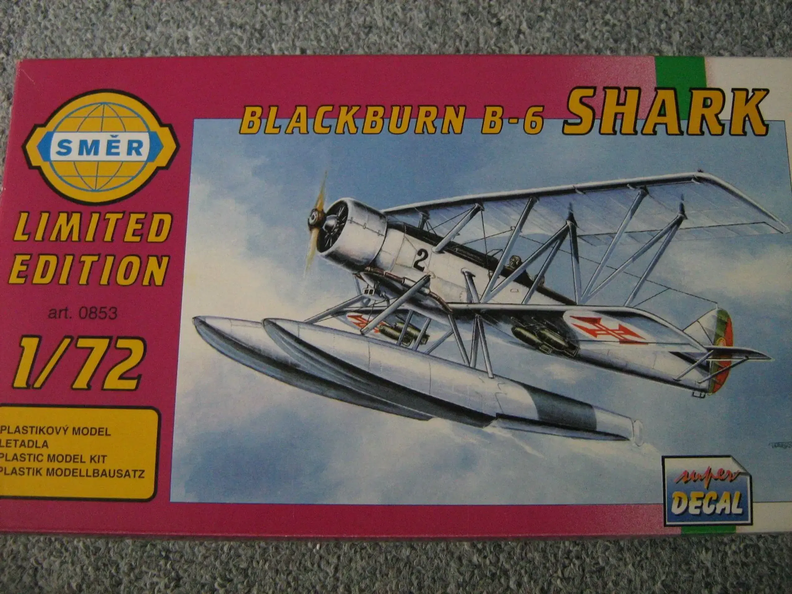 Smer Blackburn Shark skala 1/72