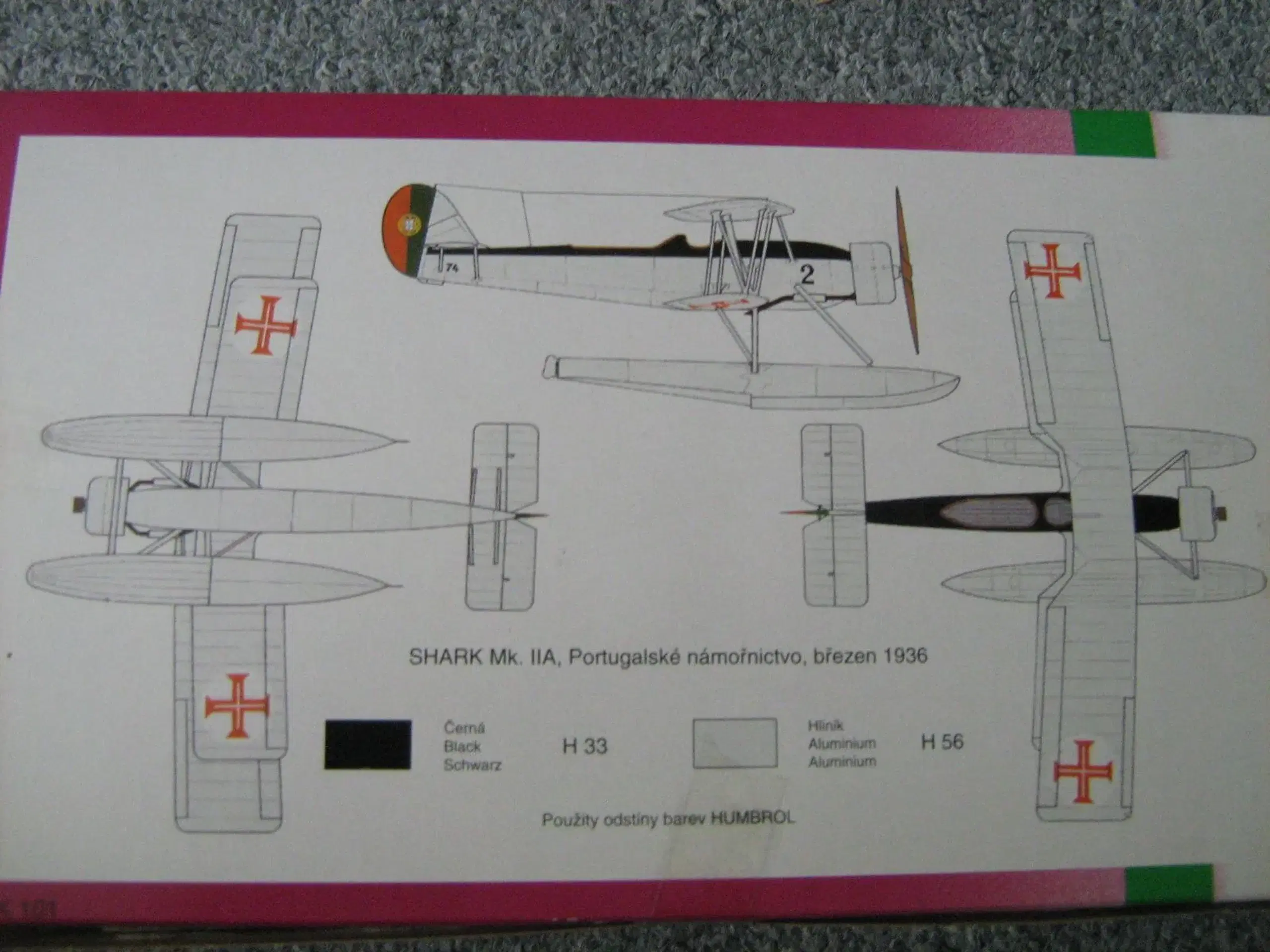 Smer Blackburn Shark skala 1/72