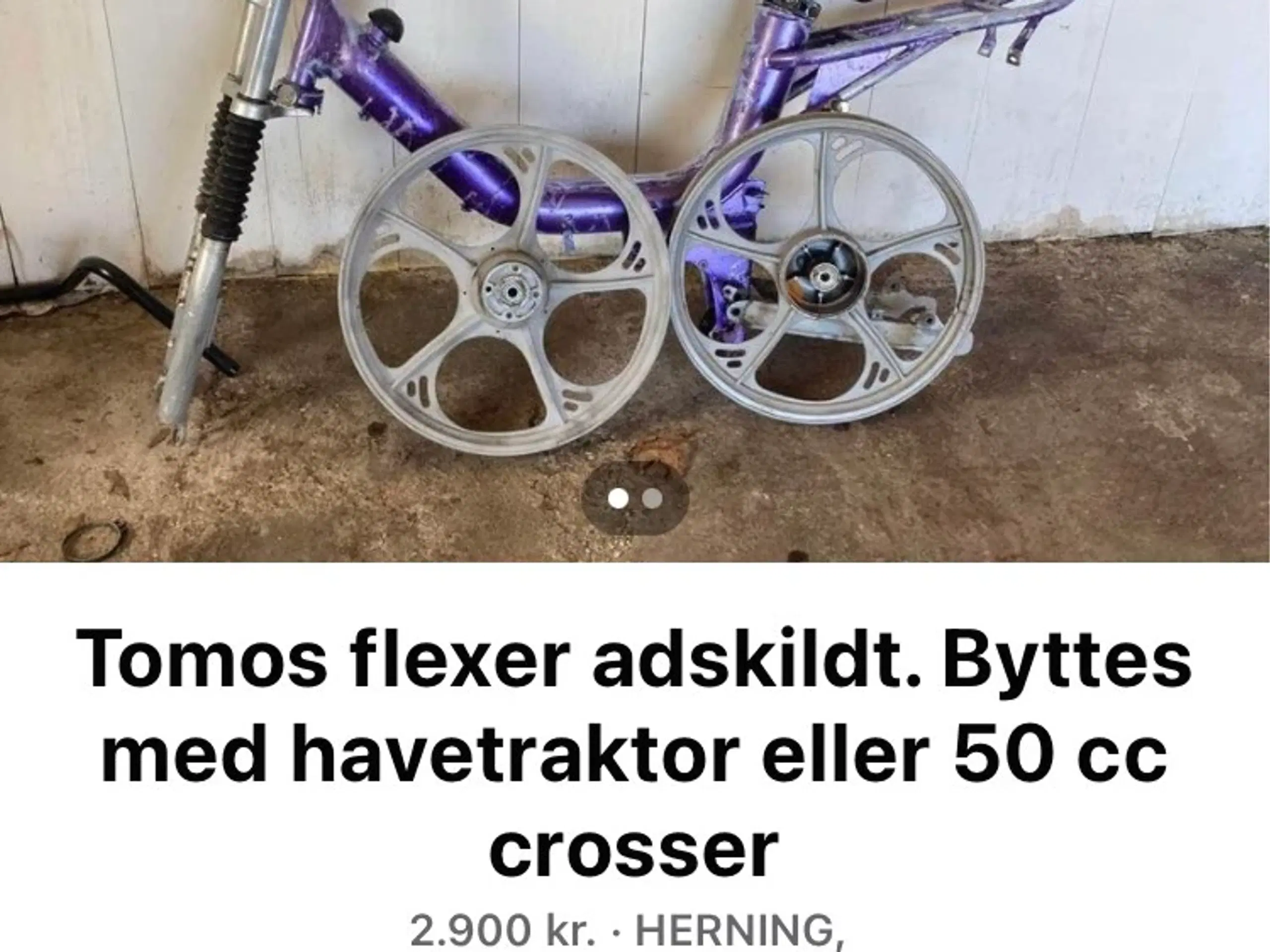 Tomos flexer adskilldt