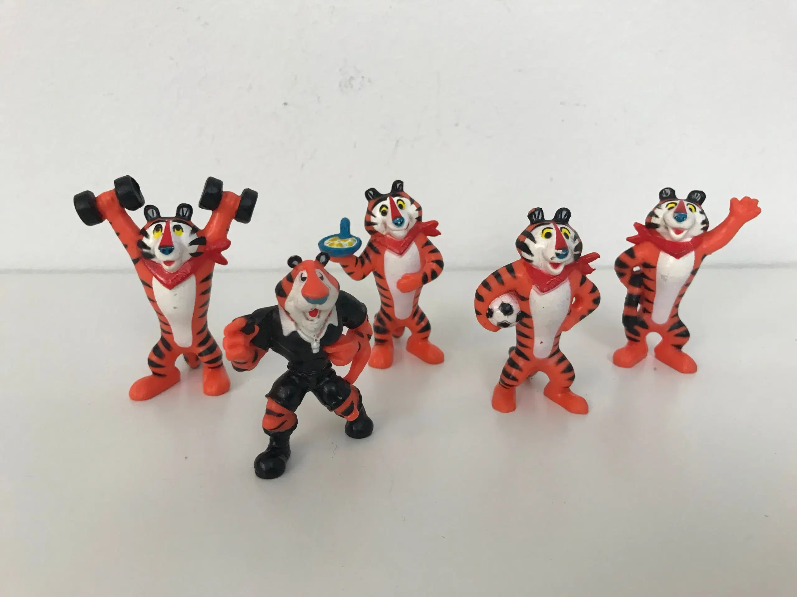 5 retro Kellogs figurer