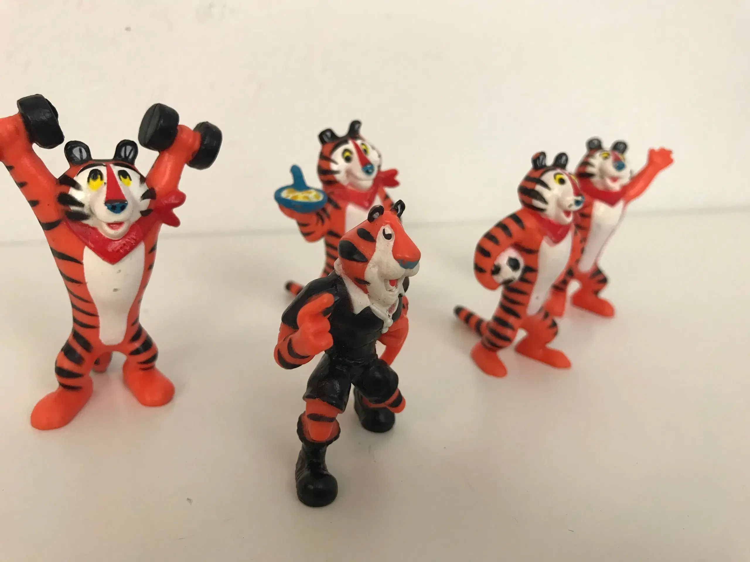 5 retro Kellogs figurer