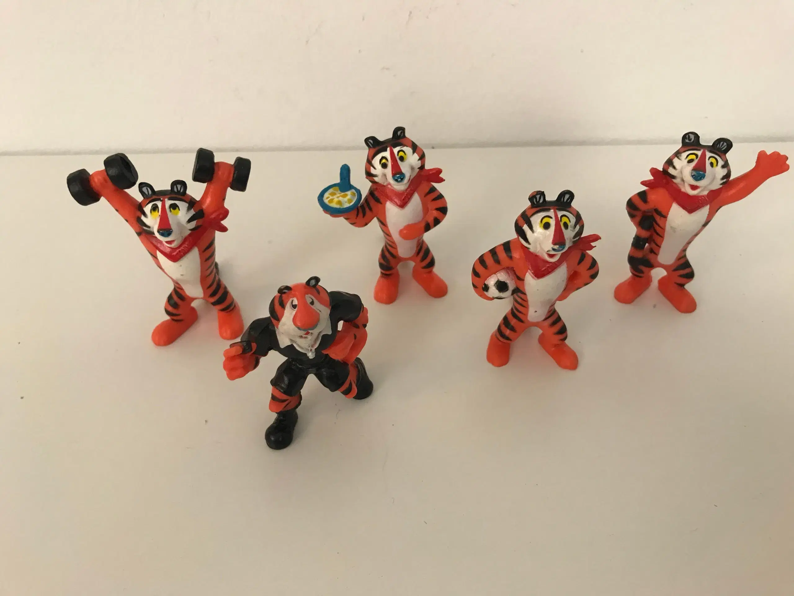 5 retro Kellogs figurer