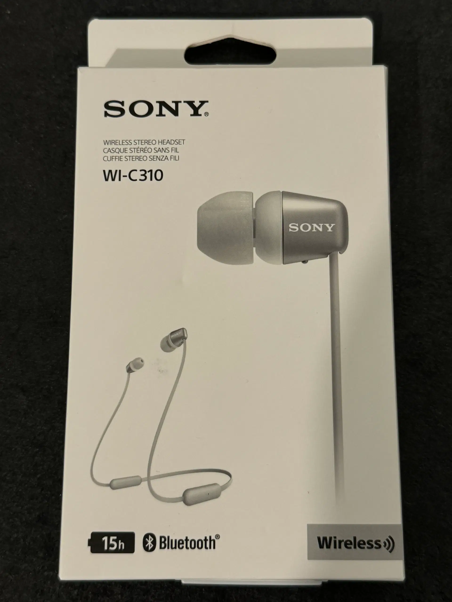 Nye Nye Sony WI-C310 - earphones m mic