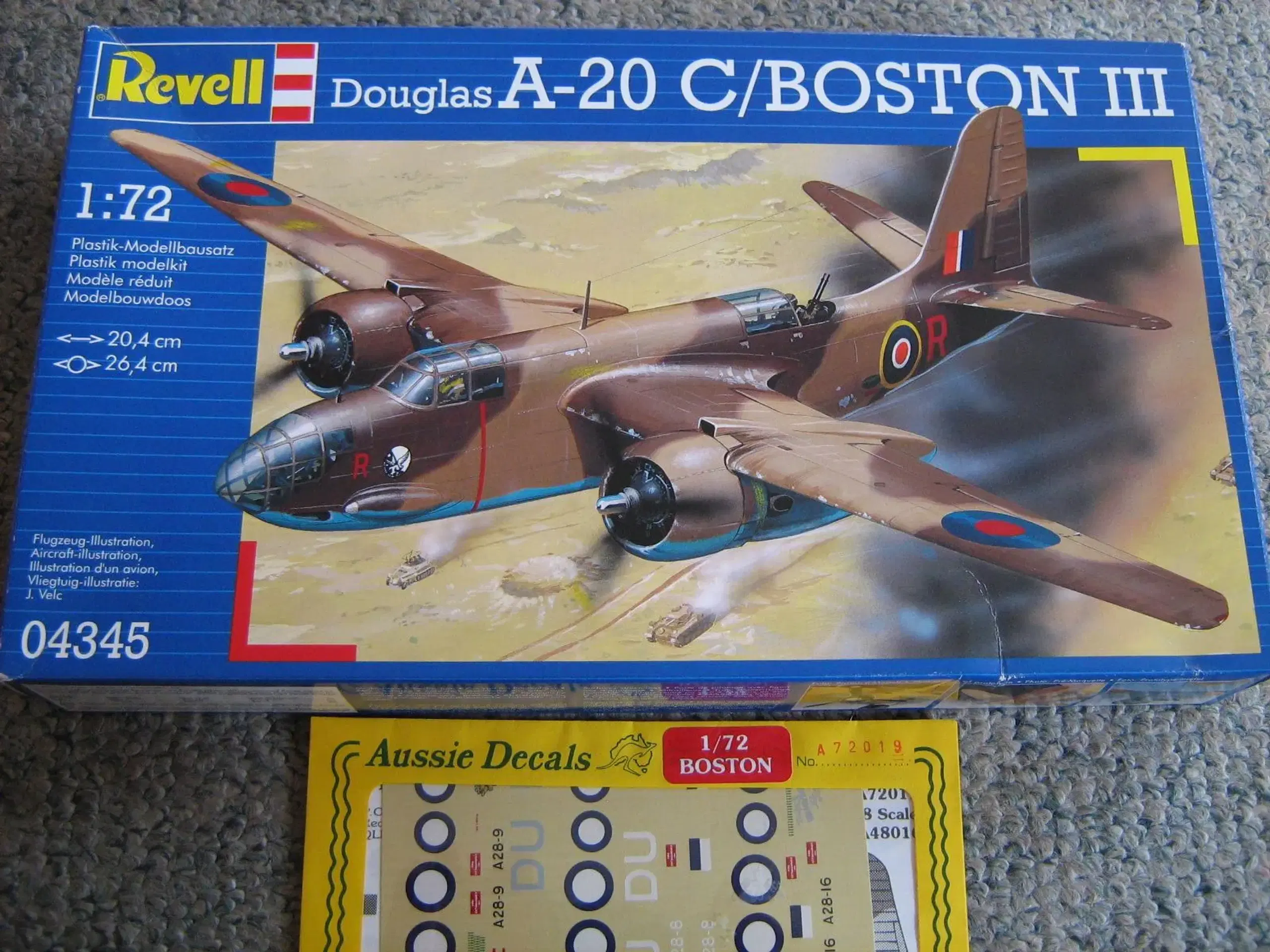 Revell Douglas Boston skala 1/72