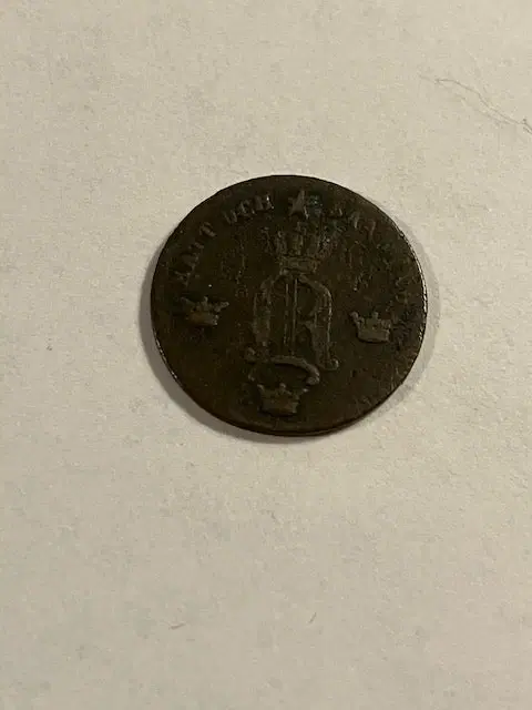 1/2 øre 1857 Sweden