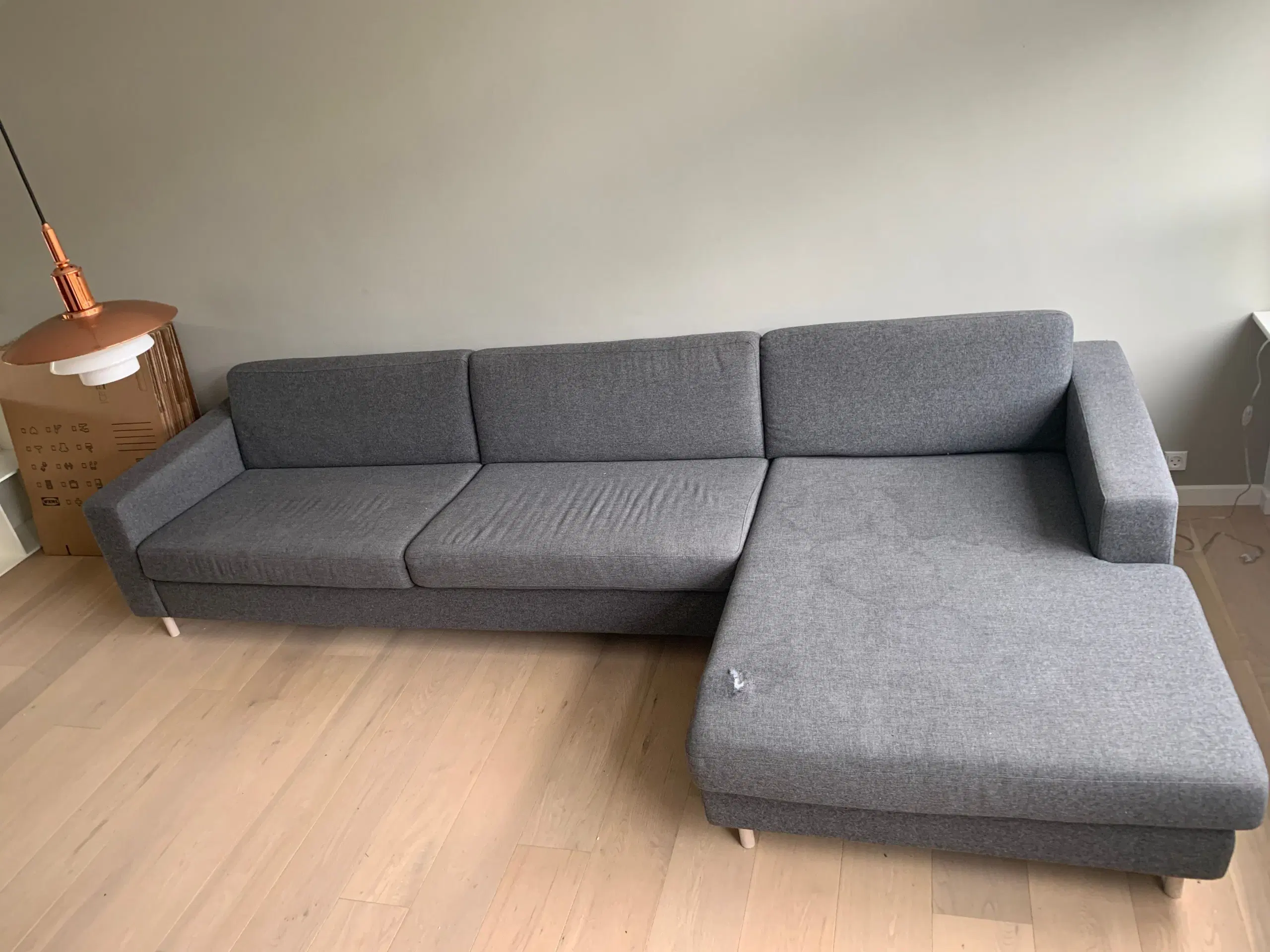 Sofa med chaiselong