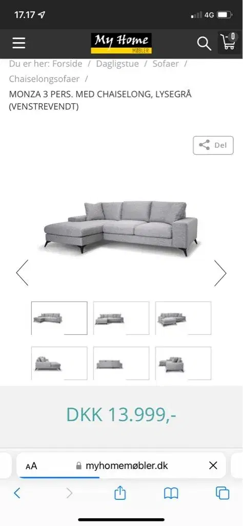 Chaiselong sofa