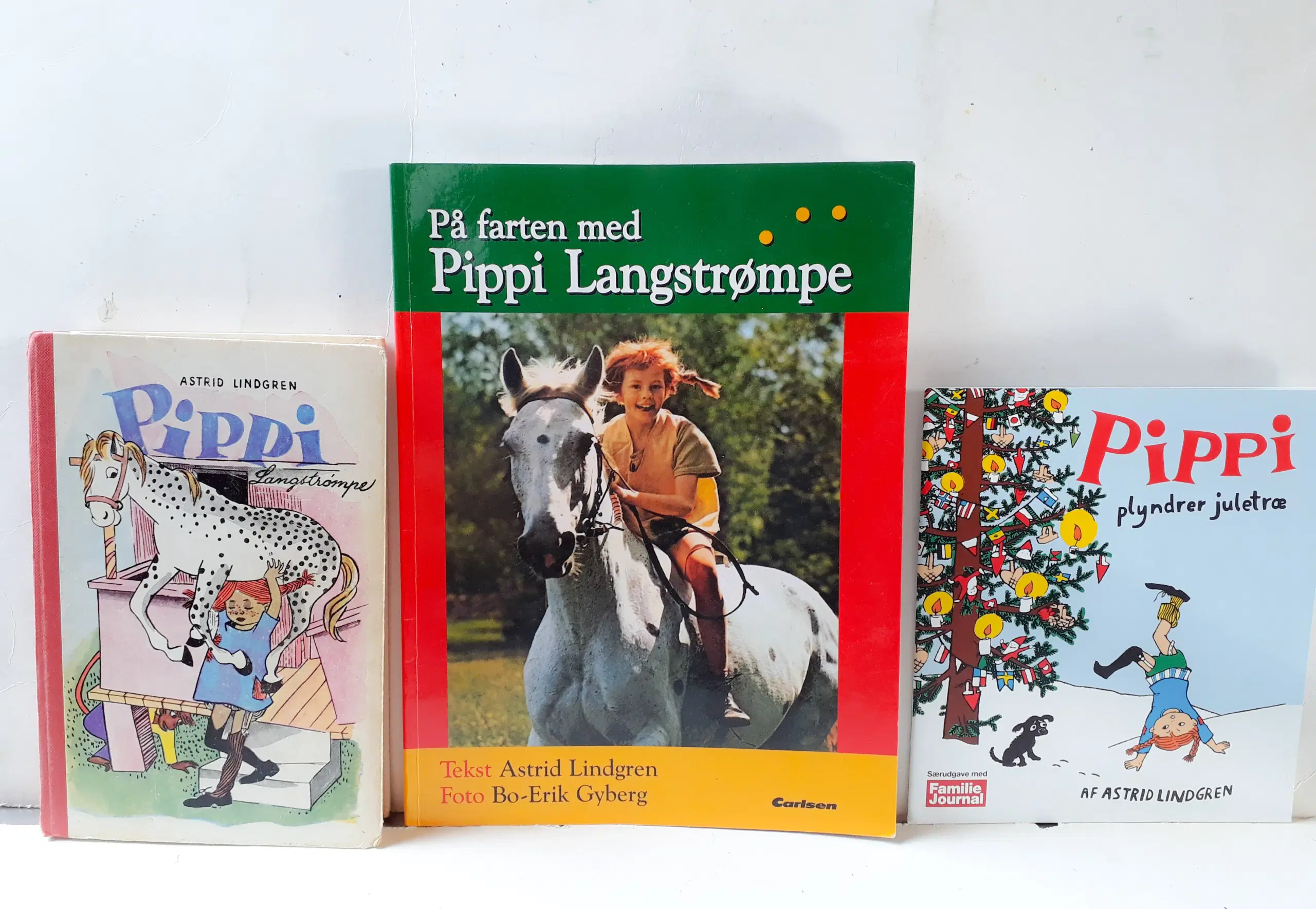 3 Pippi Langstrømpe Bøger