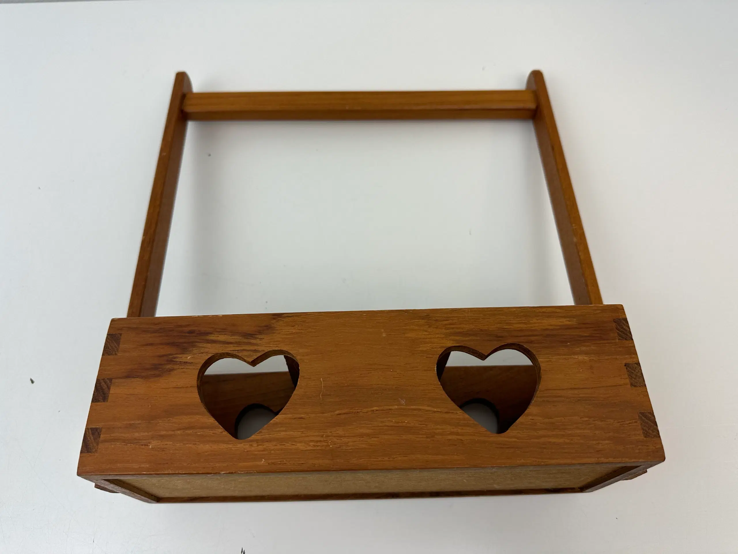 Retro flaskeholder / opsats i teak