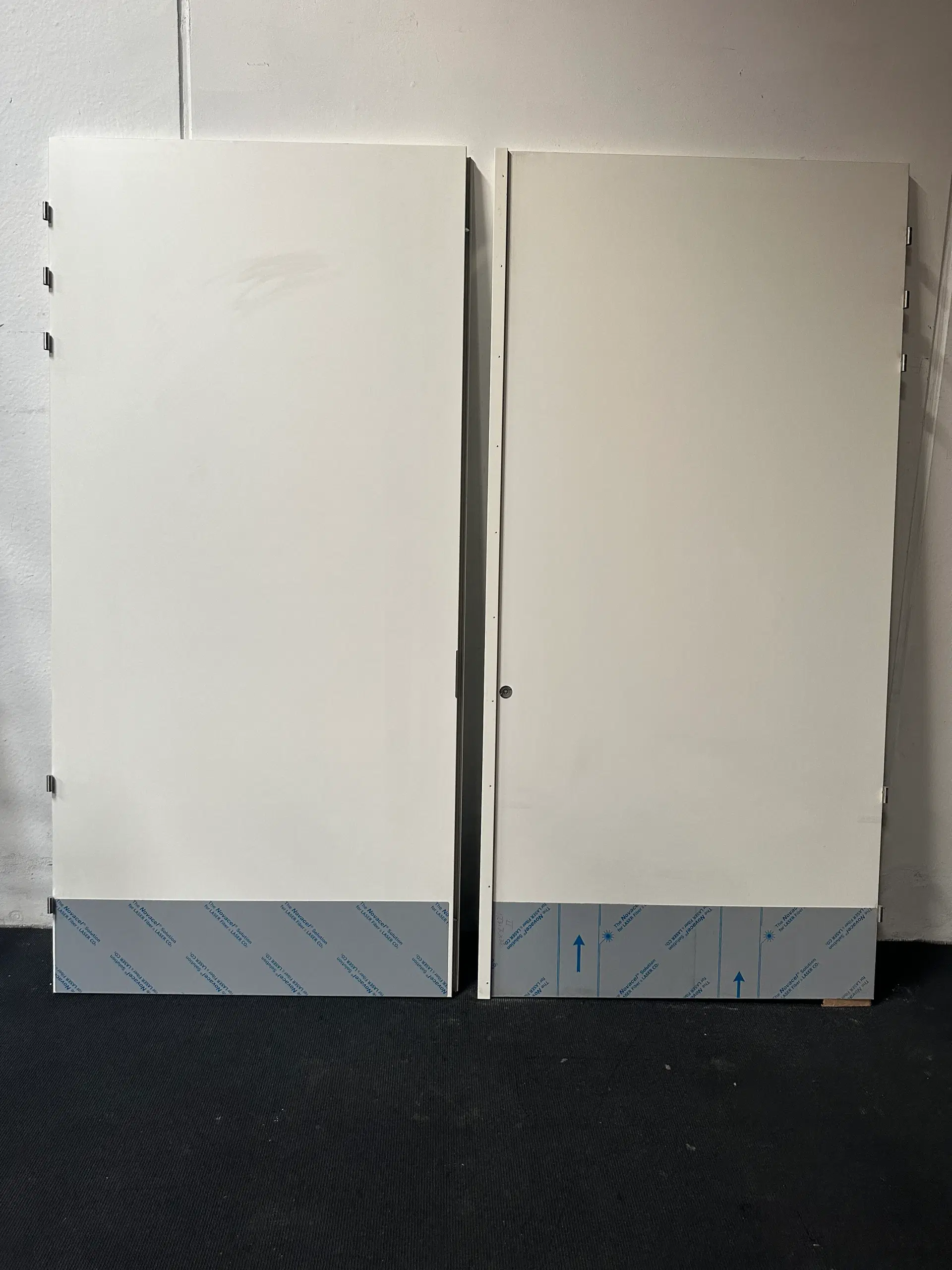 Nordicdoor massiv indvendig dobbelt dør db25 melamin 2520x2633mm hvid