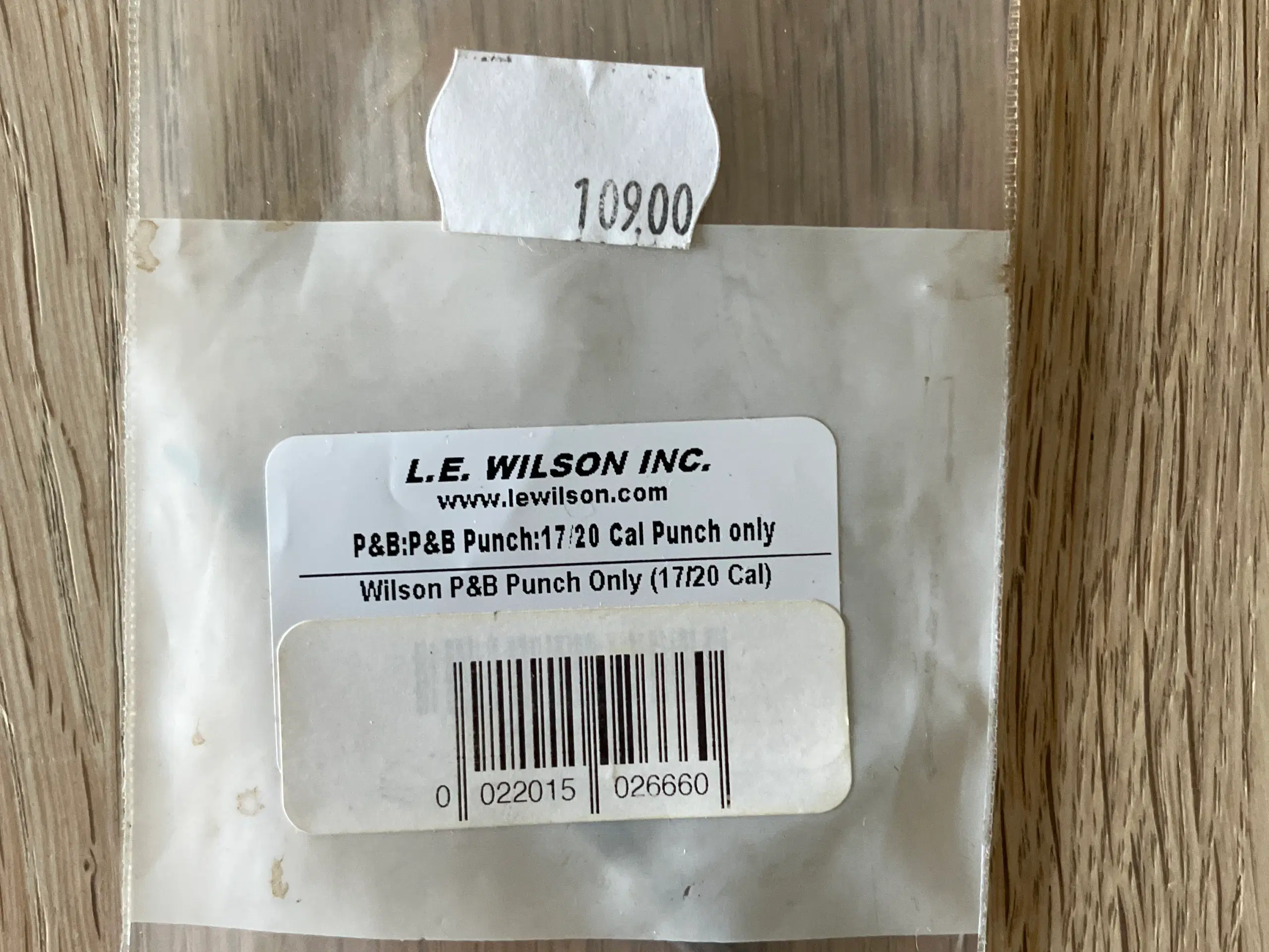 L.E Wilson Punch ONLY For 17/22cal