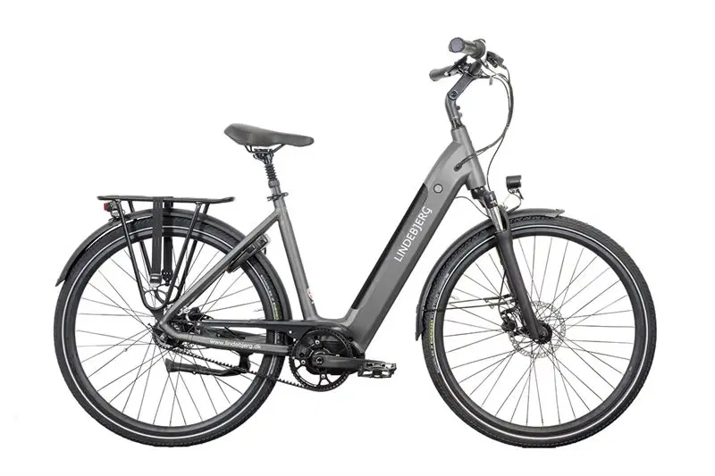 Lindebjerg 28'' Elcykel Center Royal - Stone grey