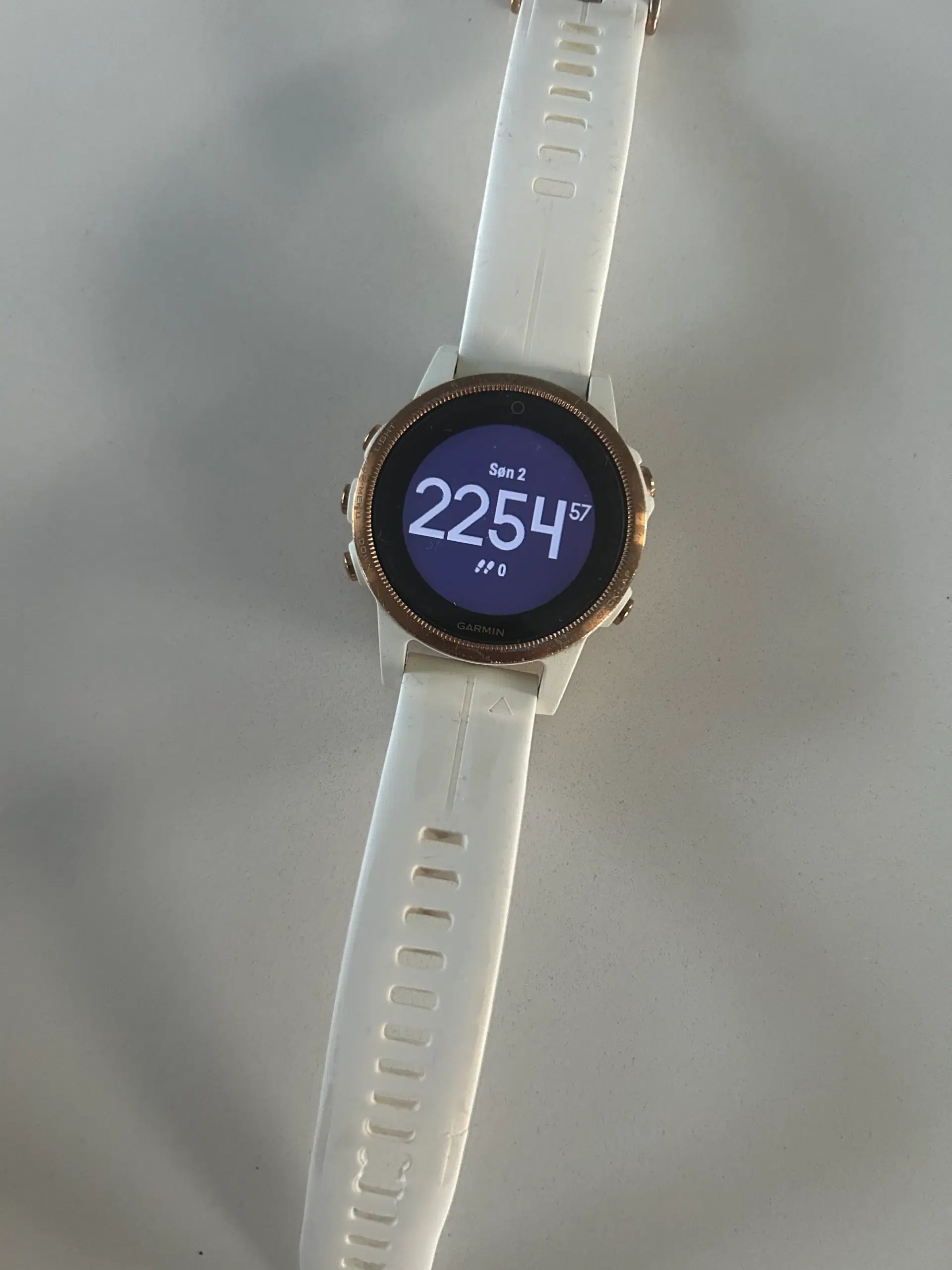 Garmin 5S white Rose Gold smartwatch