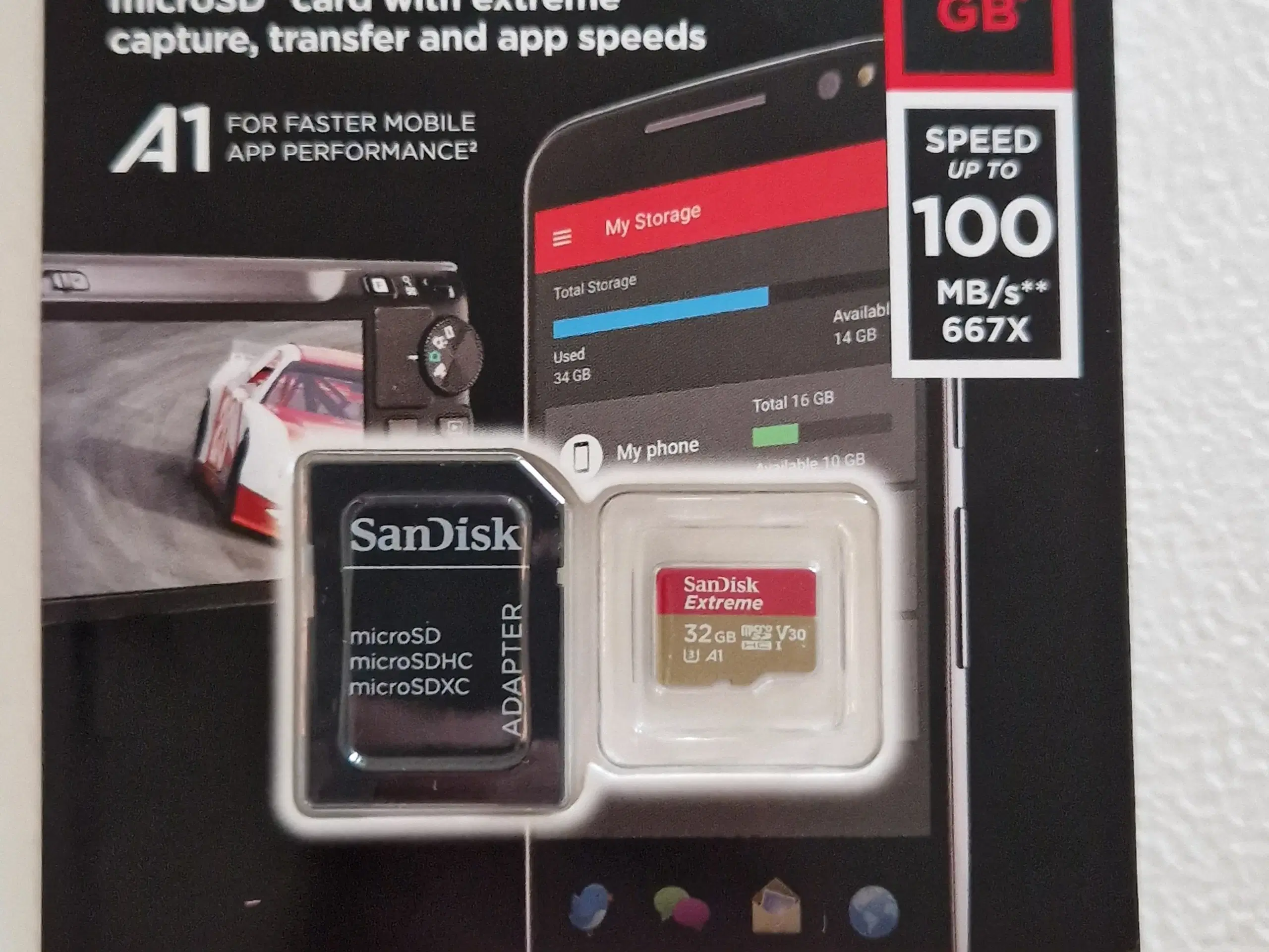 32GB microSD kort