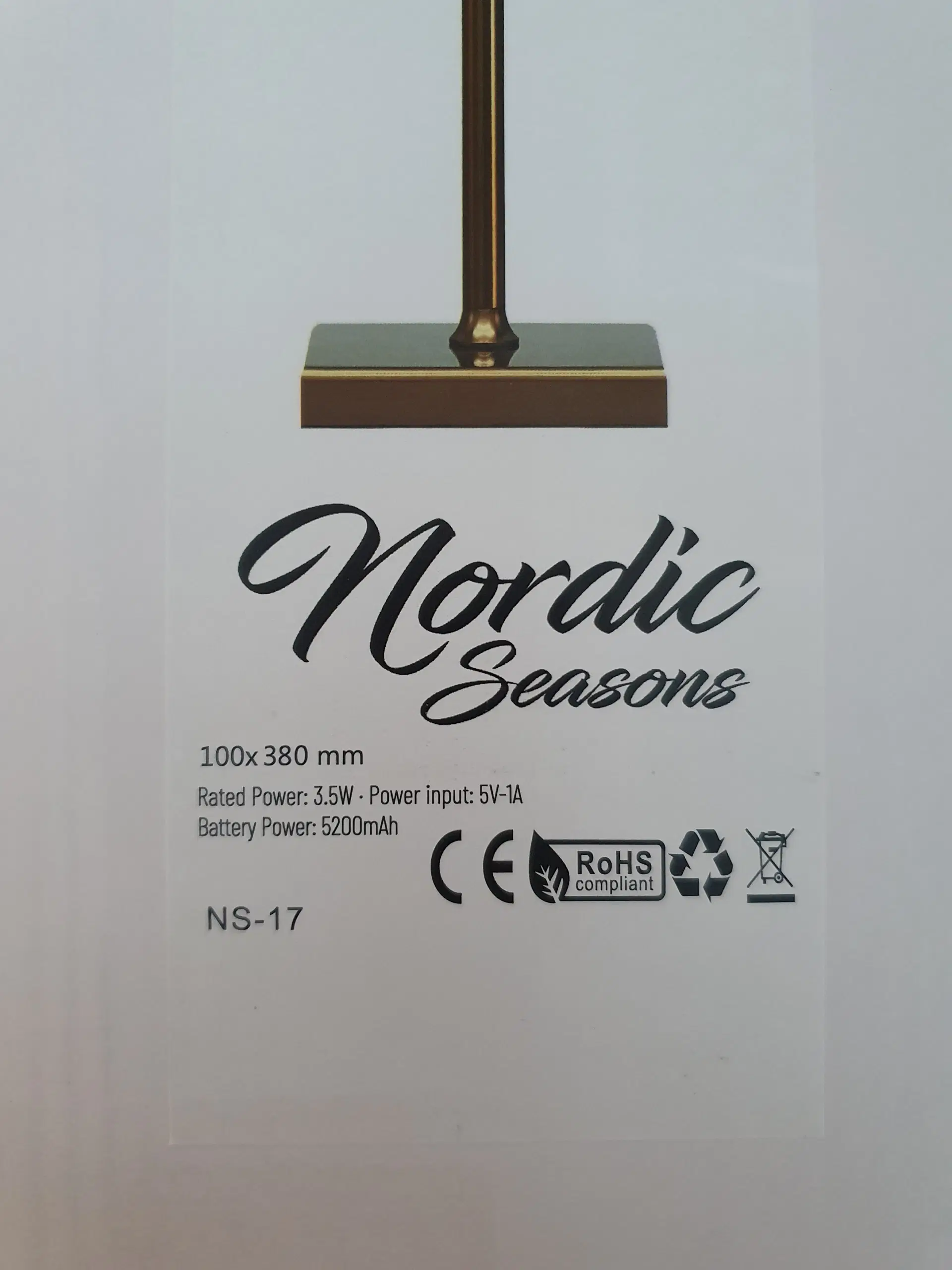 Nordic Seasons Garda bordlampe