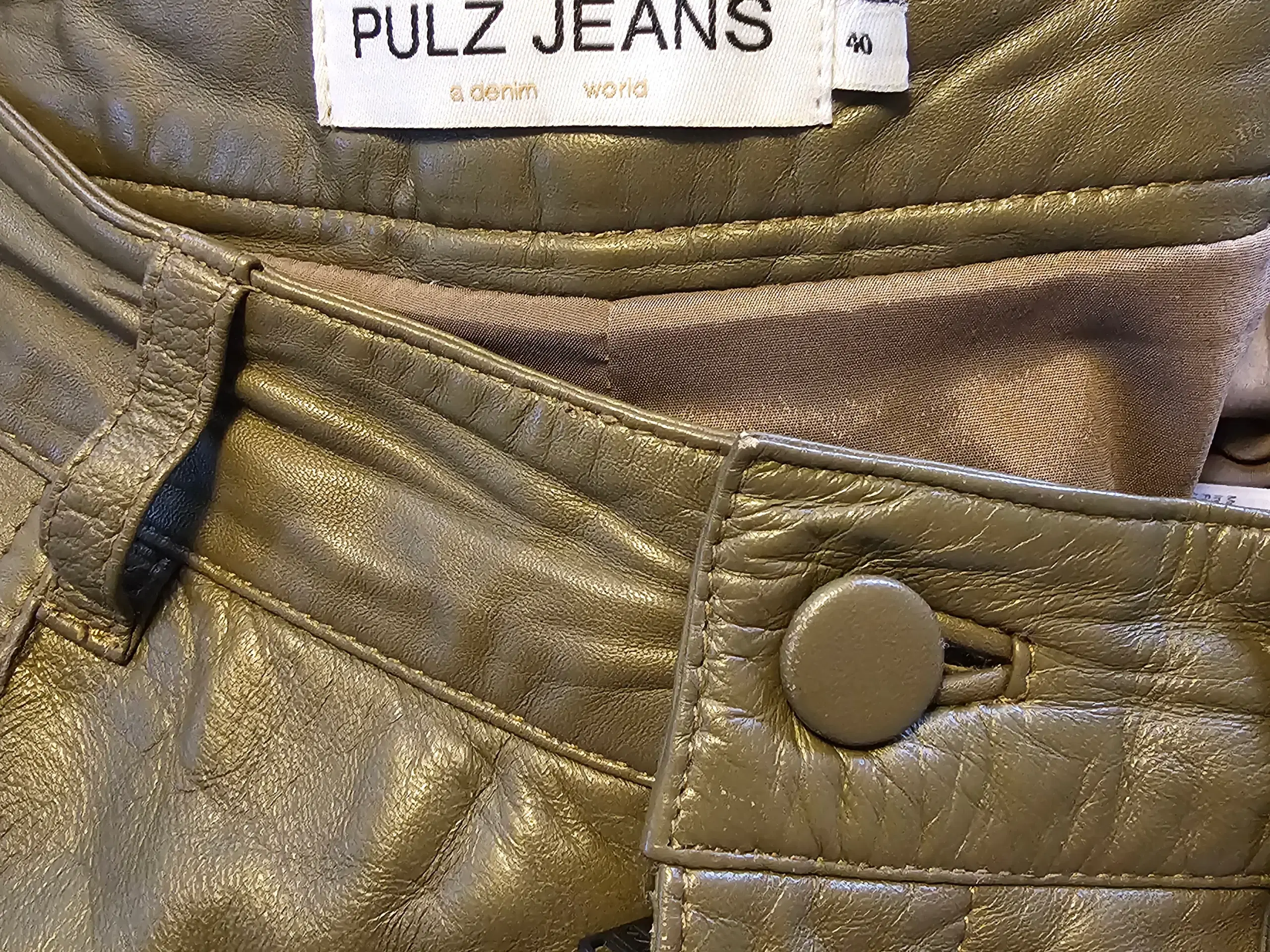 Skindbukser fra Puls Jeans