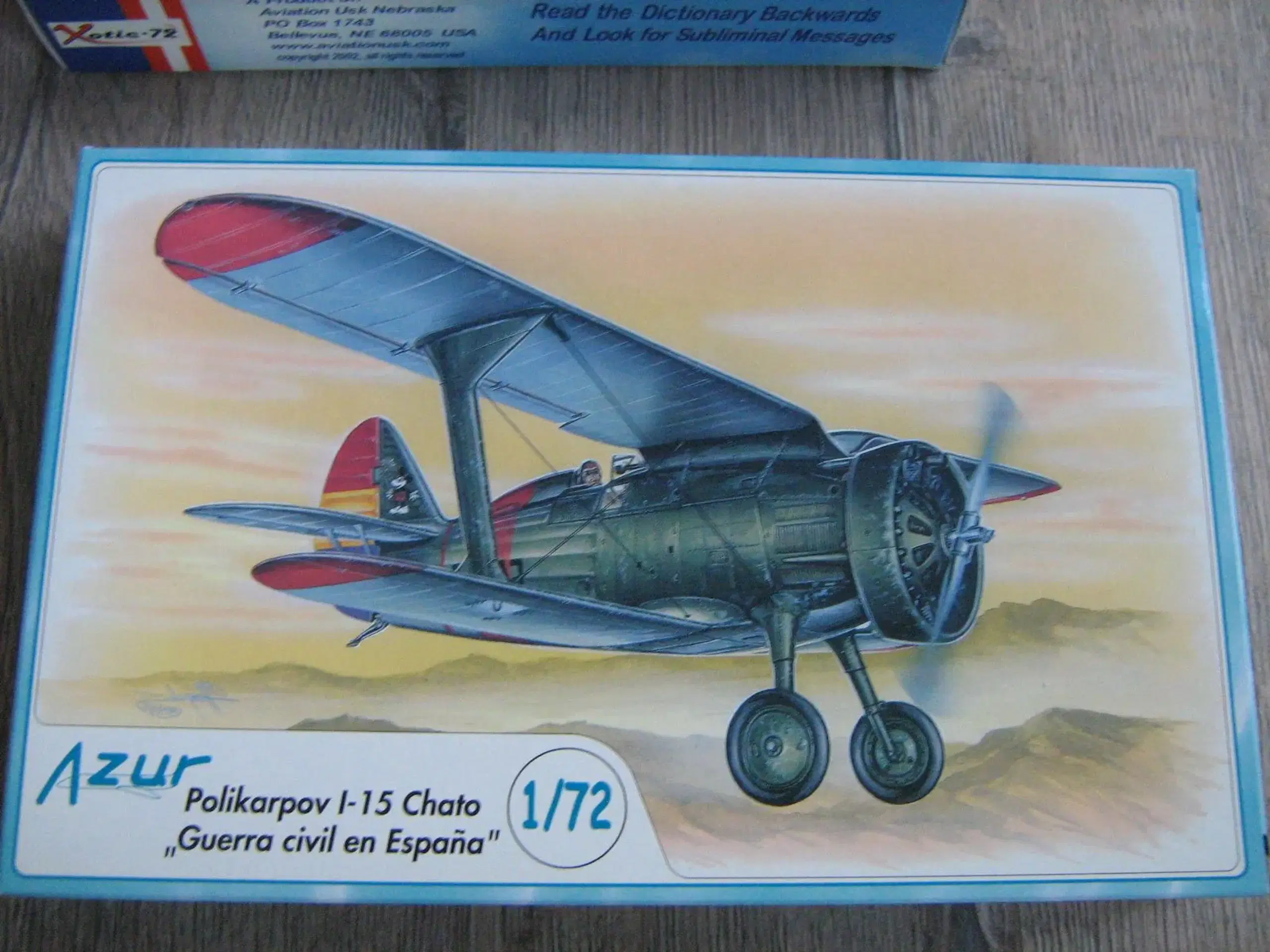 Azur Polikarpov I-15 skala 1/72