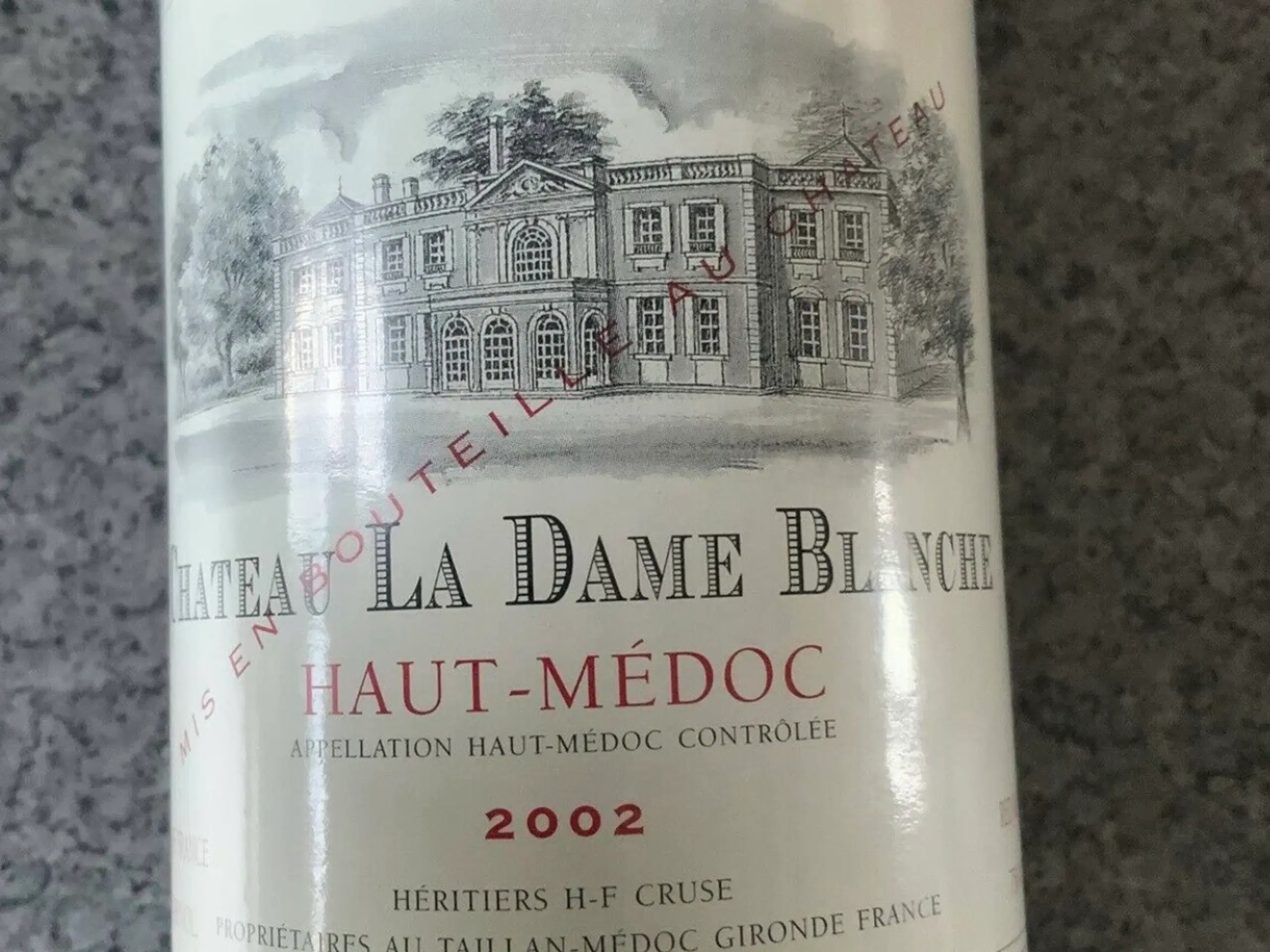 Rødvin 2002 Haut-Medoc Chateau La Dame Blanche