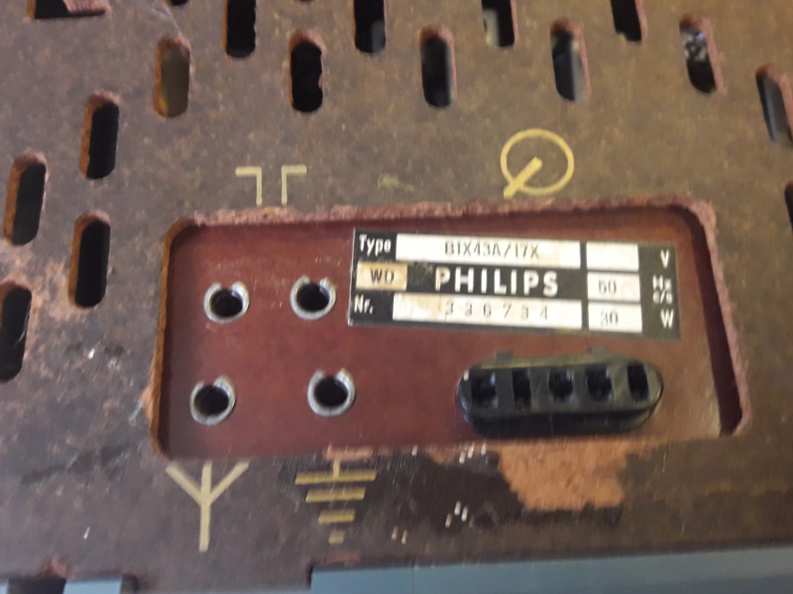 Retro radio philips