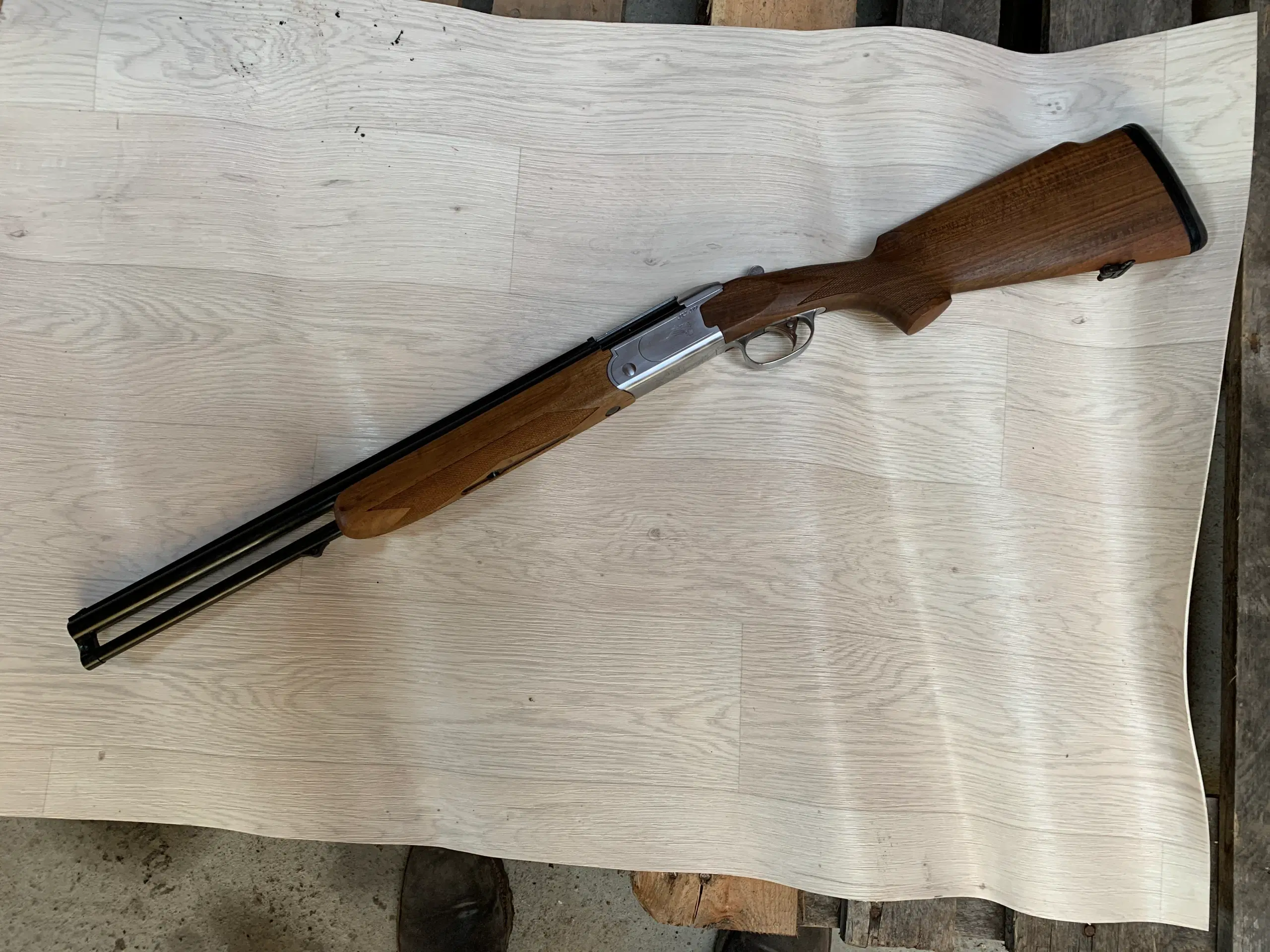 TIKKA 512SD Bockbüchflinte kal .222R + 12/76