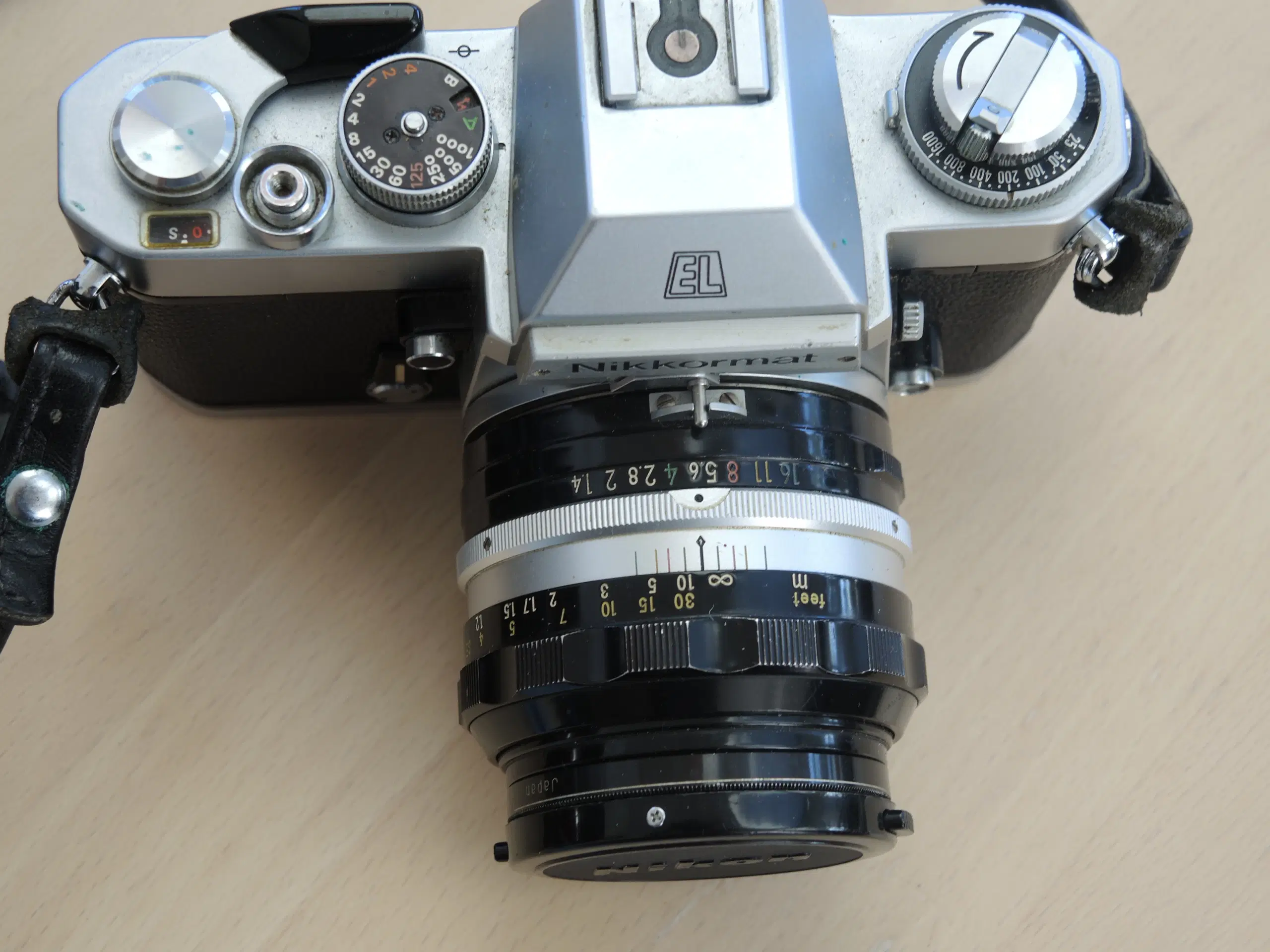 Nikon Nikkormat EL Spejlrefleks m tilbehør Analog