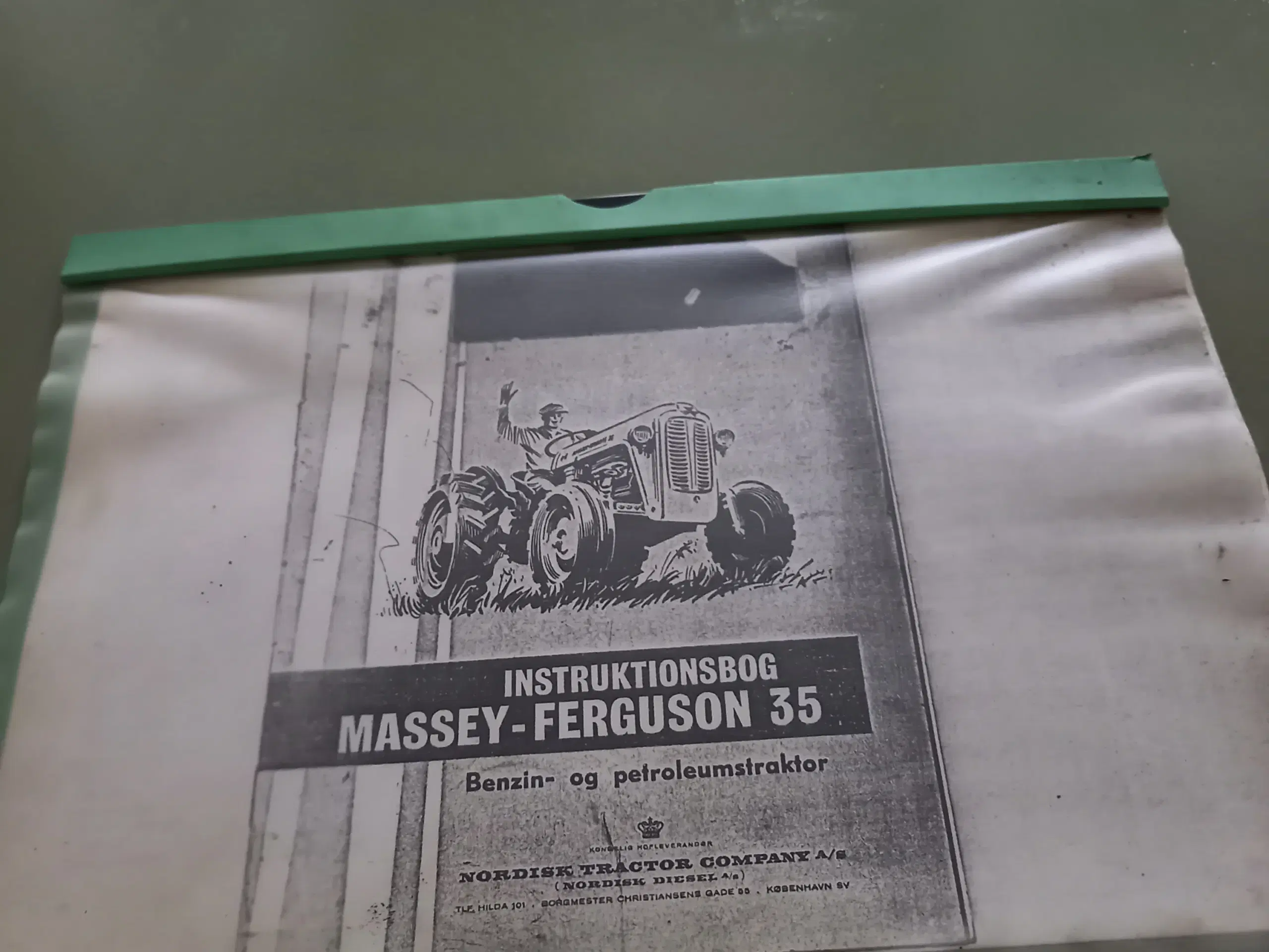 Instruktionsbog Massey-Ferguson 35