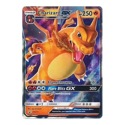 Pokémon Enkeltkort - Charizard GX (SM211)