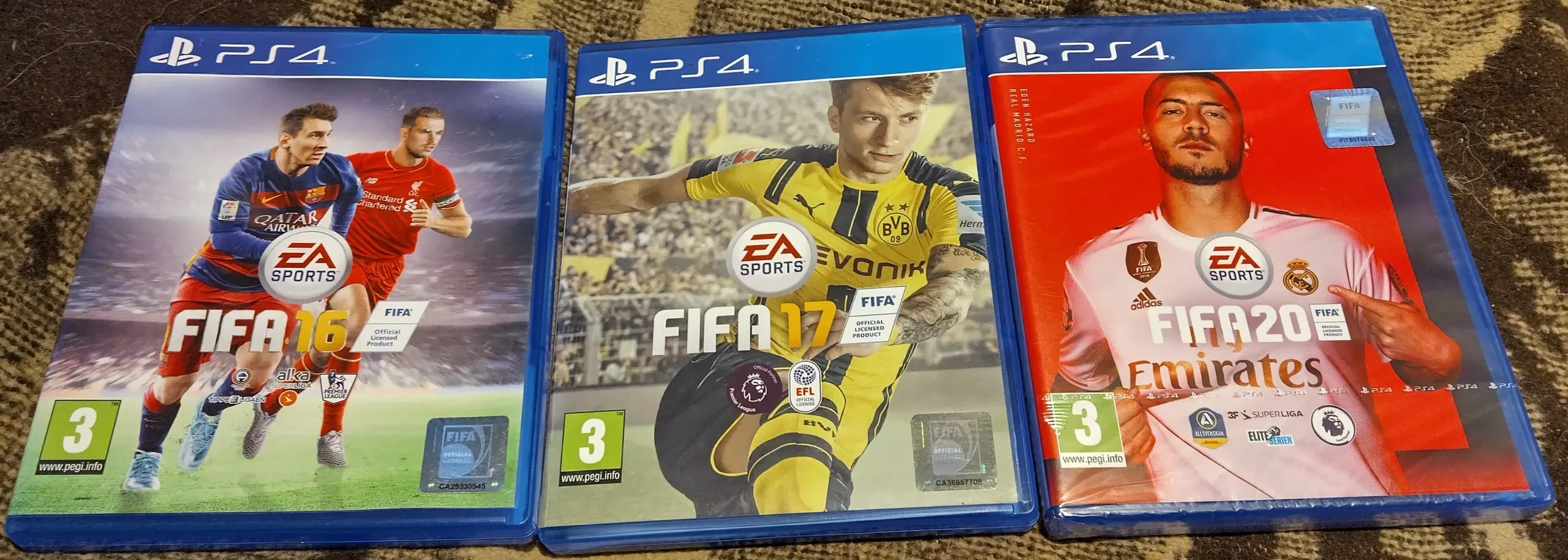 3 stk spil til Ps 4