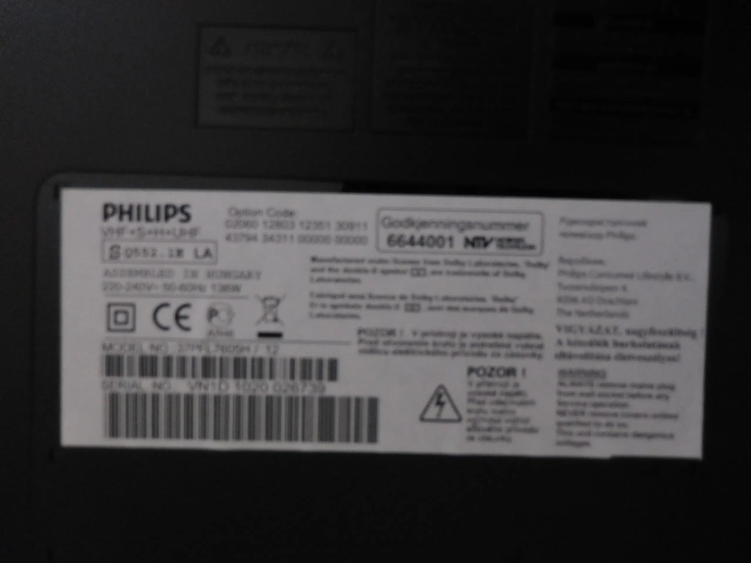 Philips 37" smart-TV fladskærm med ambilight