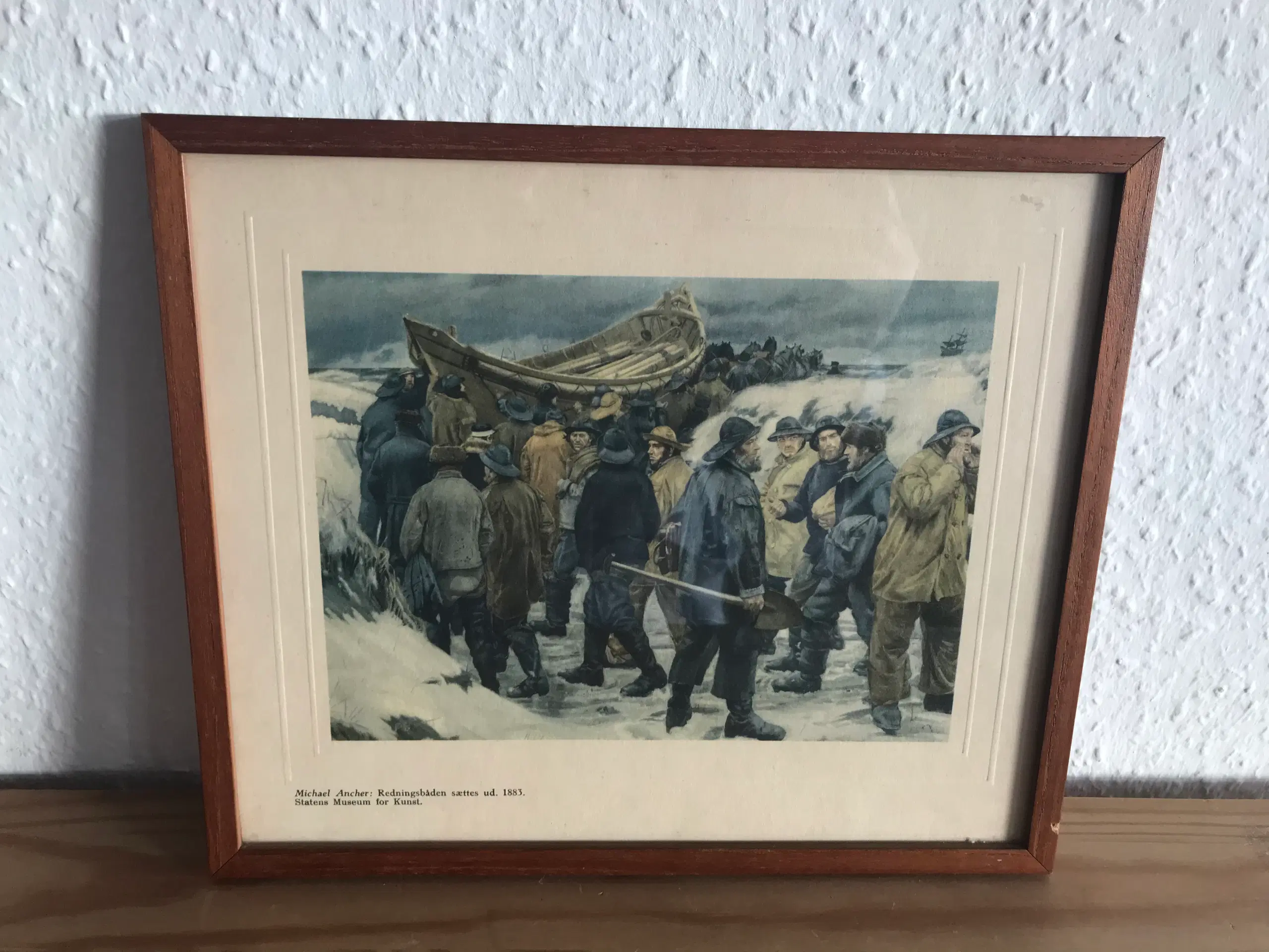 Michael Ancher print i billedramme