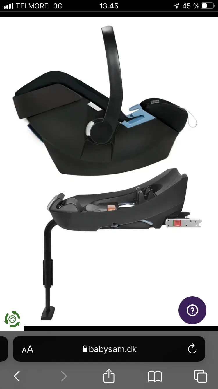 Cybex autostol med isofix