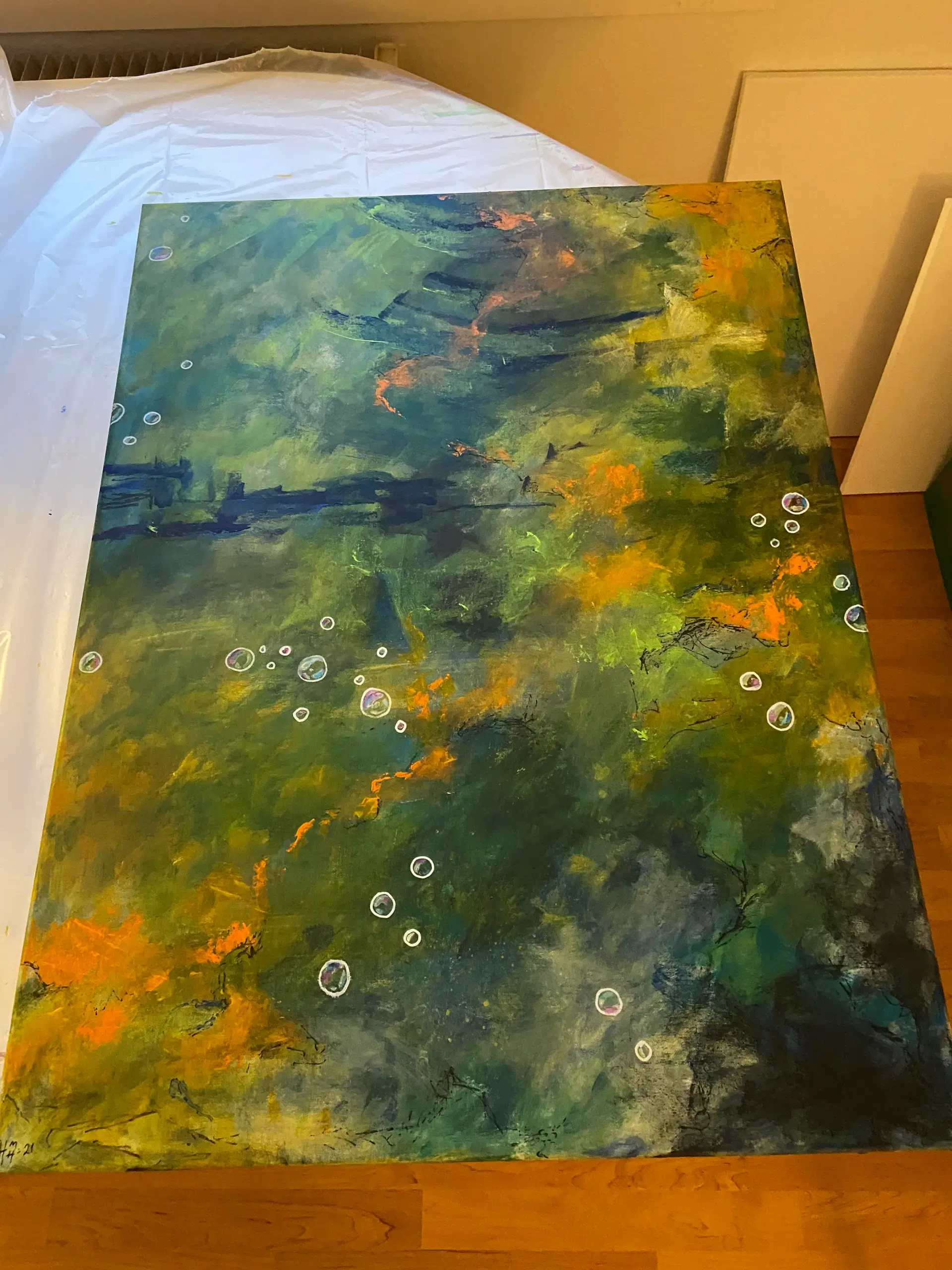 Spændende maleri 60x80