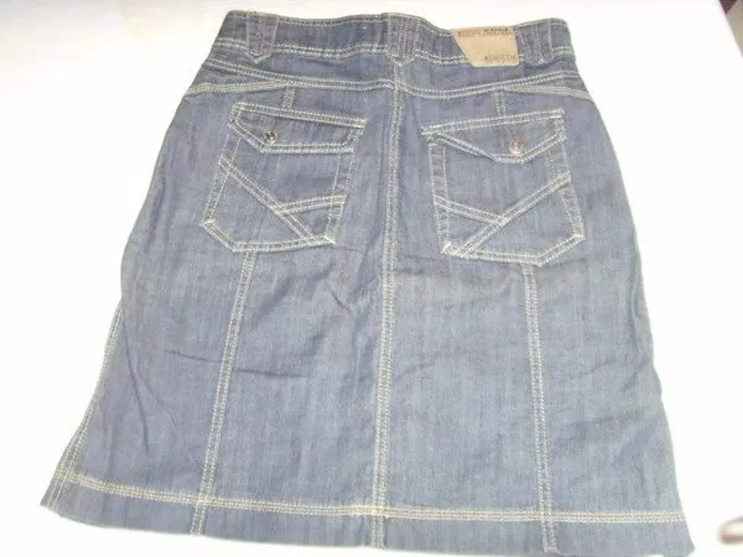 Edge denim nederdel str 38